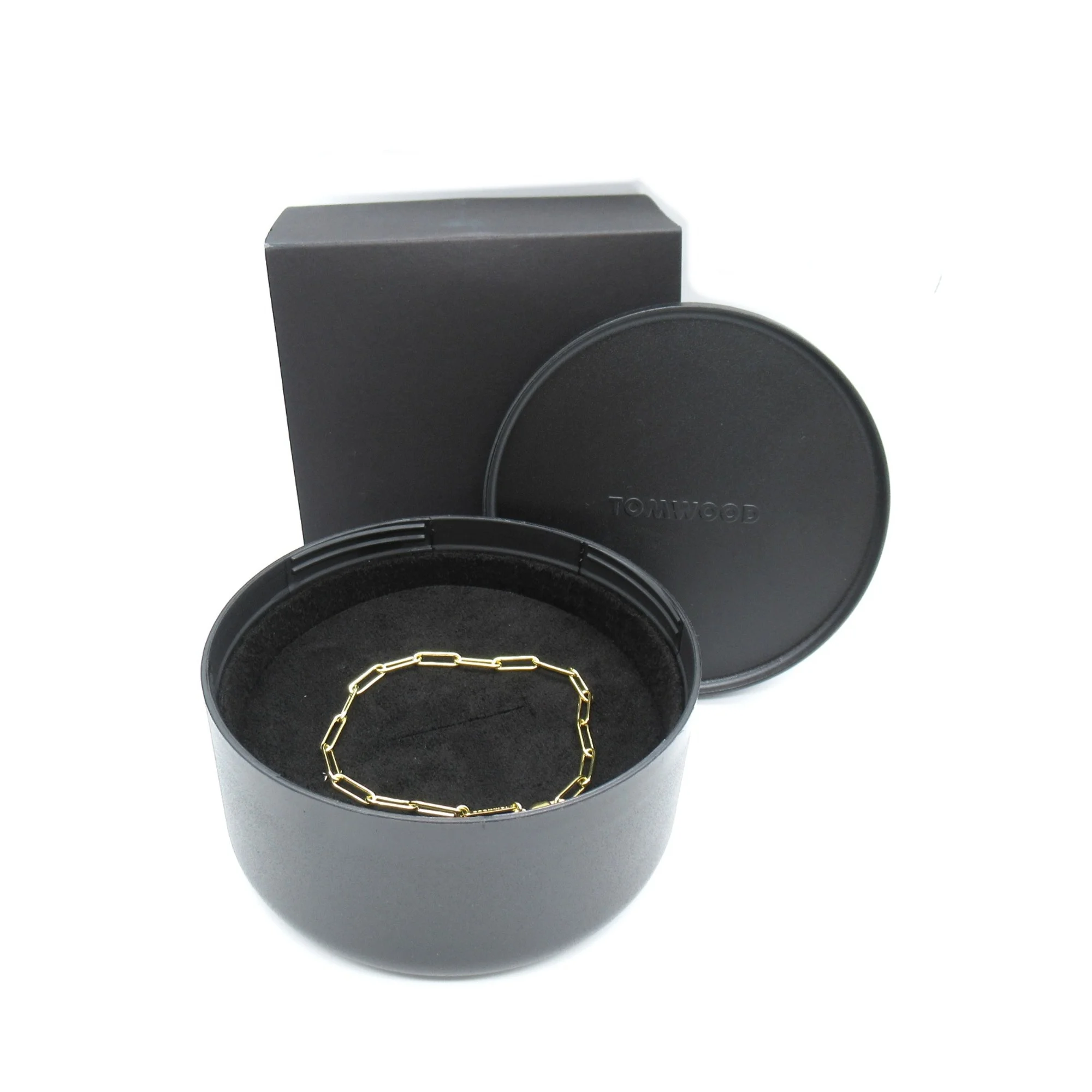 Pre-Owned TOM WOOD Box Bracelet Gold Gold Silver925 9KYG (New)