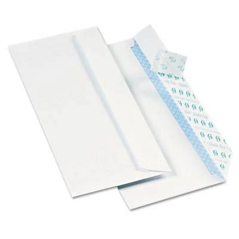 Quality Park Redi-Strip Security Tinted Envelope Contemporary #10 White 1000/Box 69122B