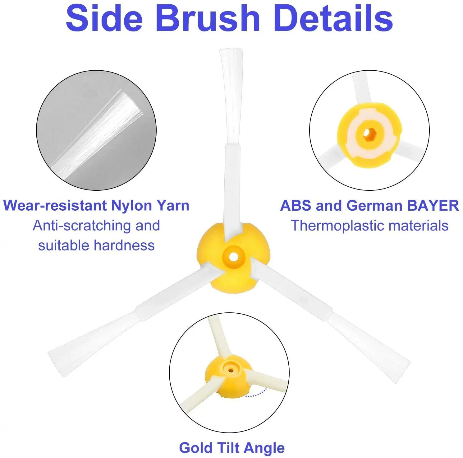 DASNITE Vacuum Filter Brush Kits For iRobot Roomba Series Replacement Parts Kit