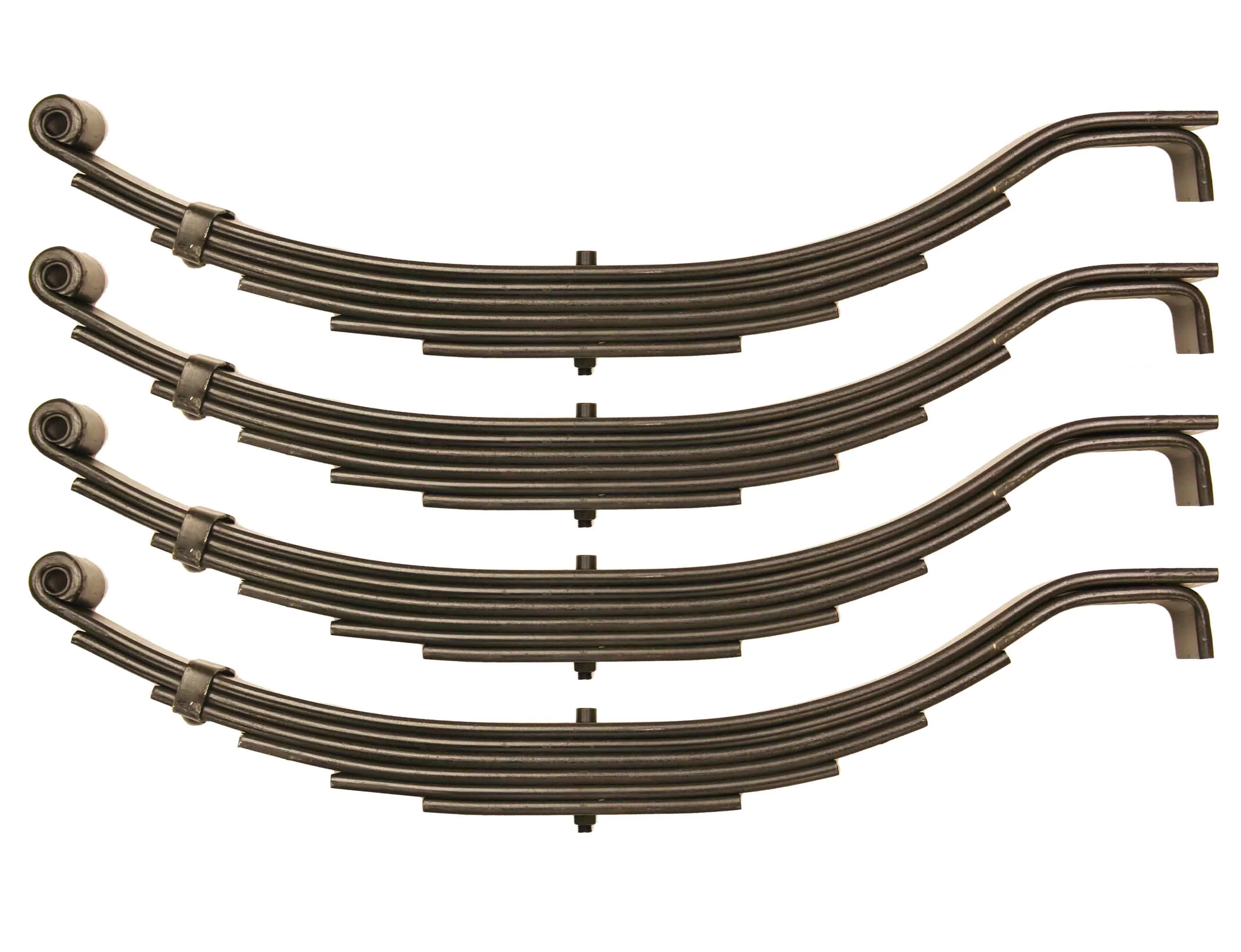 LIBRA Trailer Leaf Spring 6 Leaf Slipper 4000# Capacity for 8000# 8K Axle -Set 4