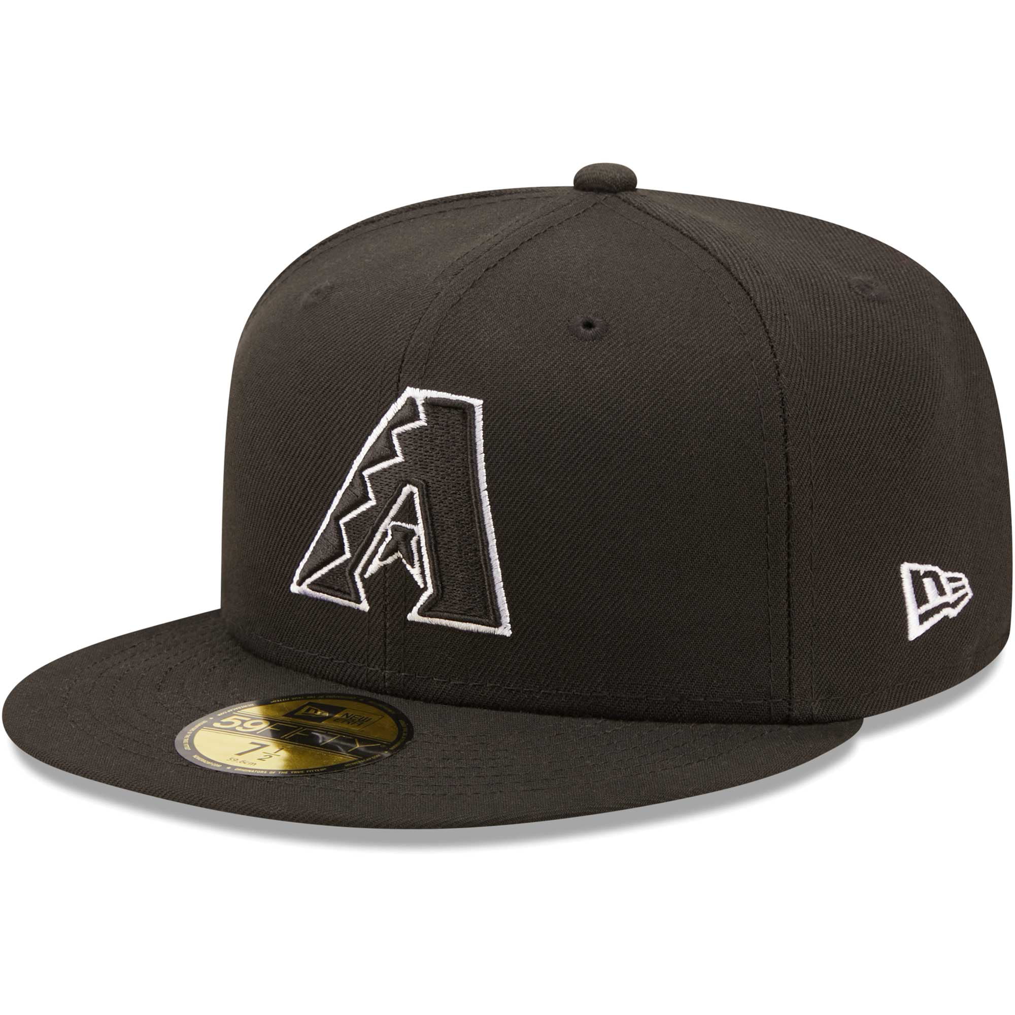 Men's New Era Arizona Diamondbacks Black on Black Dub 59FIFTY Fitted Hat