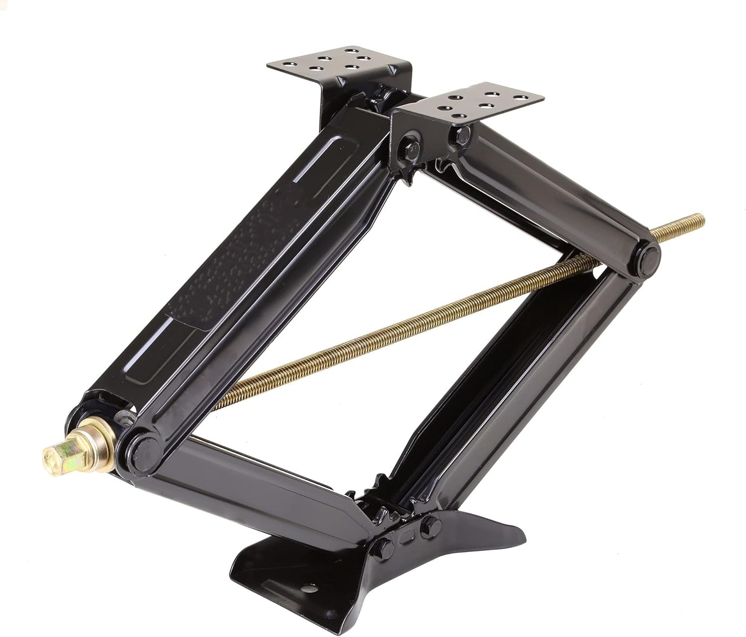 RV Camper Trailer Stabilizer Leveling Scissor Jacks w/Socket & Level 24