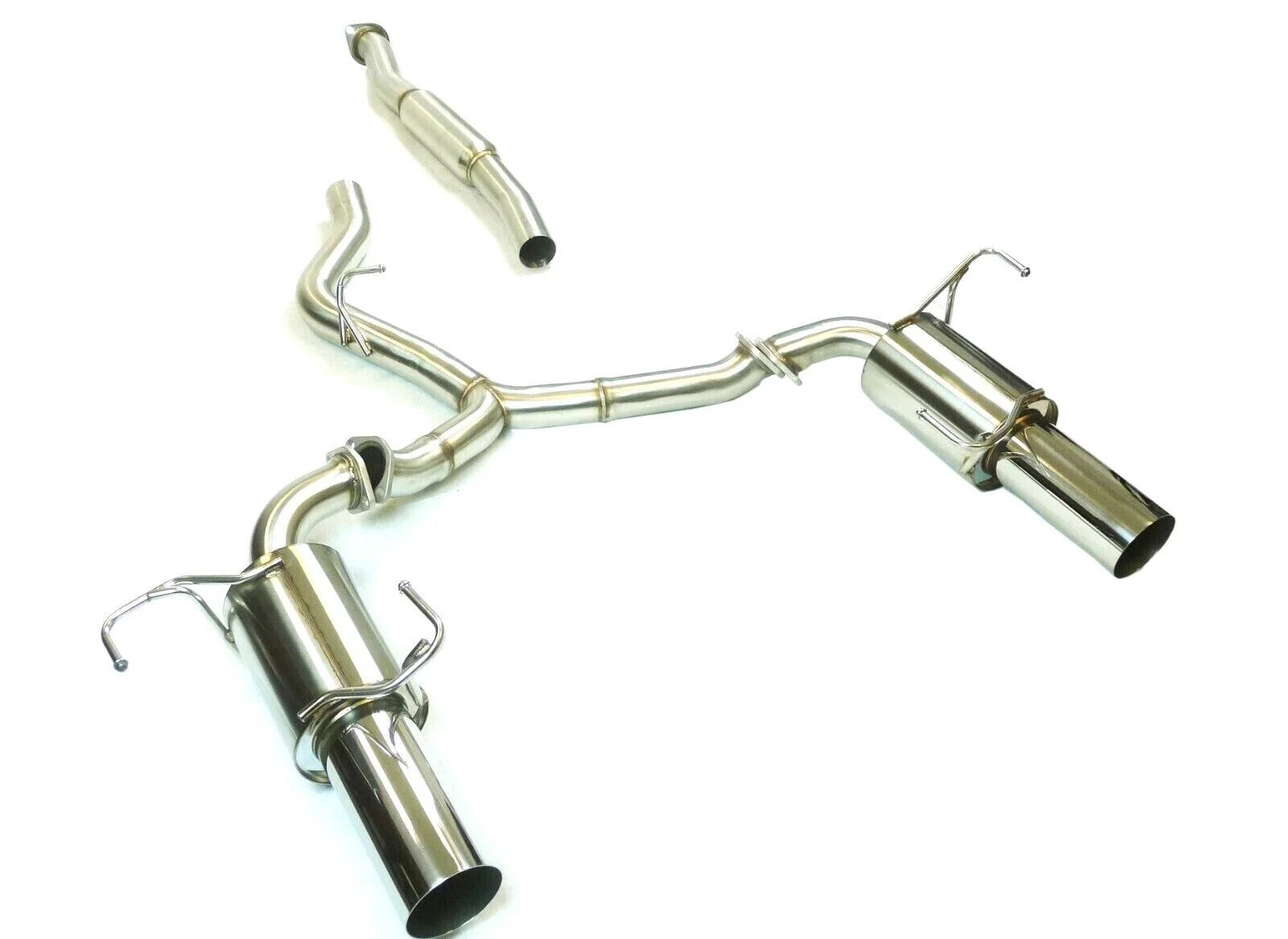 Stainless Catback Exhaust Fits For 08 to 14 Subaru WRX/STI Sedan, 09 to 14 Forester XT By OBX