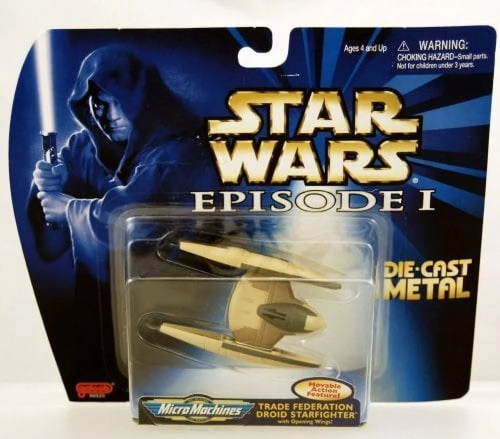 Star Wars Episode I Micro Machines Trade Federation Droid Starfighter Toy