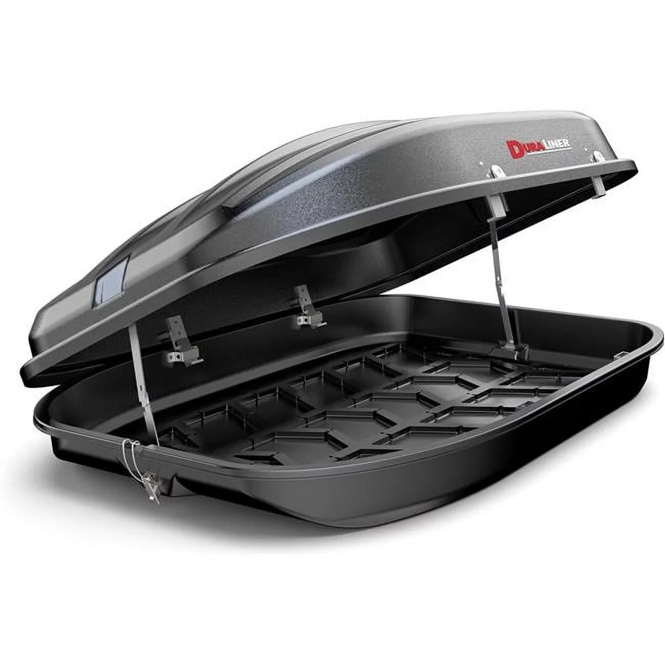 Duraliner Rooftop Cargo Carrier  - Waterproof Hard Shell Roof Top Mount Car Storage - Universal Fit - 10 Cubic Ft