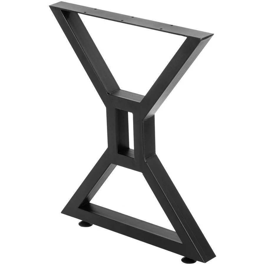 VEVOR Set of 2 Metal Table Legs 28”, Heavy Duty, Adjustable Feet