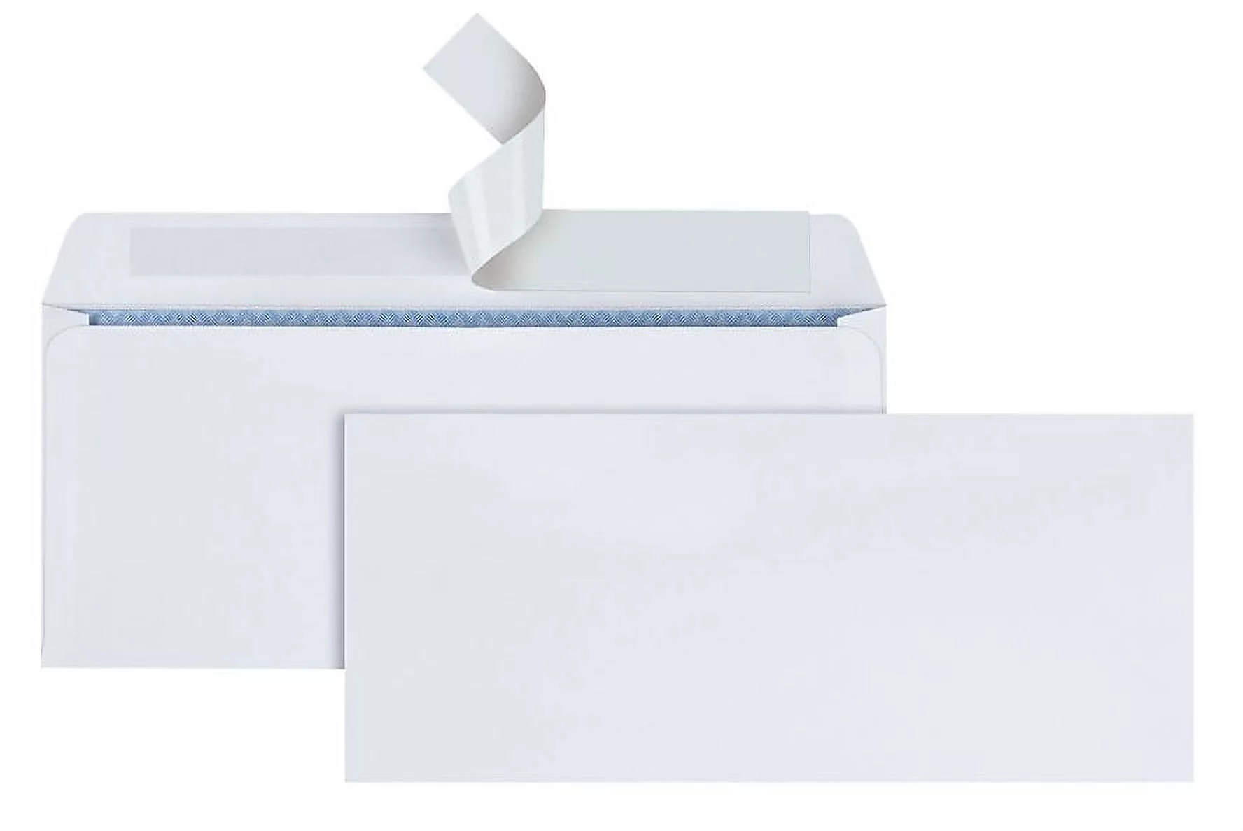 Quality Park Redi-Strip Security Tinted Envelope Contemporary #10 White 1000/Box 69122B