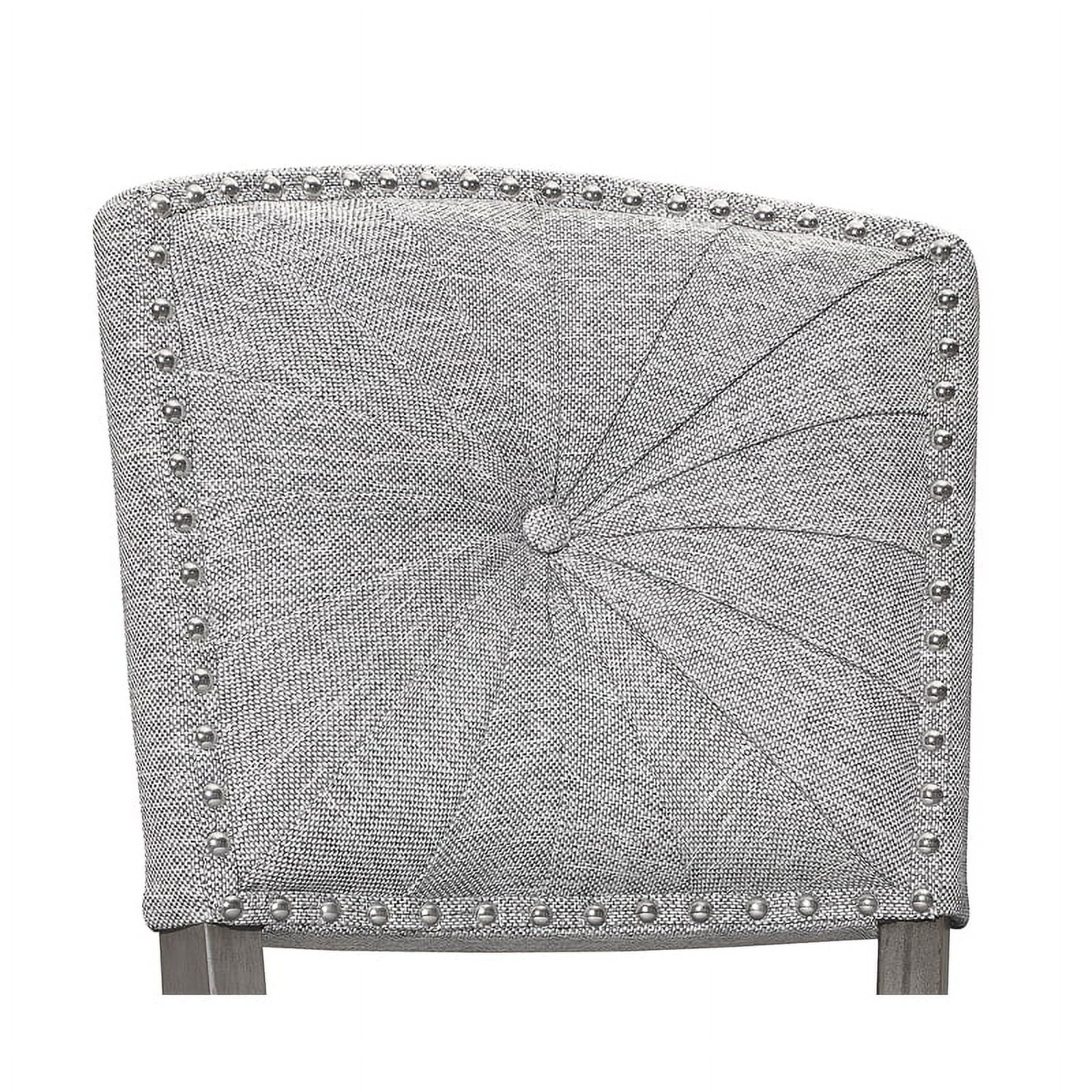 Home Square 3 Piece Swivel Wood Counter Stool Set in Antique Gray