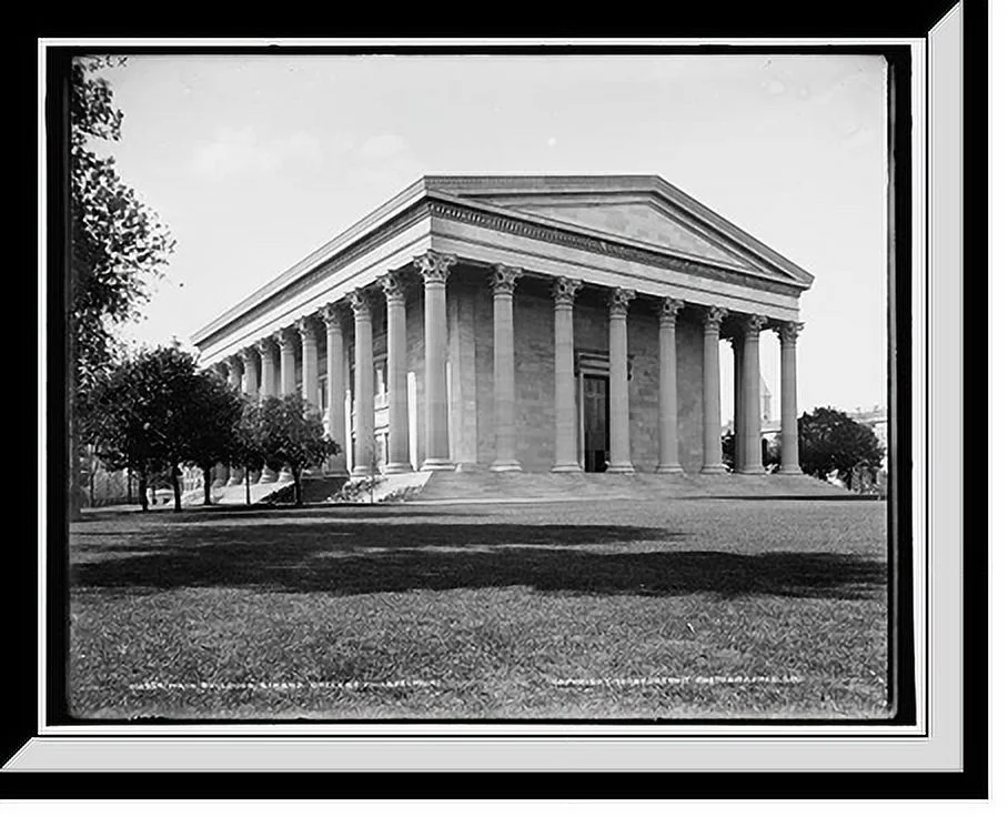 Historic Framed Print, Main building, Girard College, Philadelphia - 4, 17-7/8