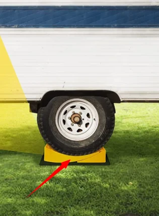 Kojem 2pcs Camper Leveling Blocks 35000lbs Leveler Kits for Camper RV Ramp