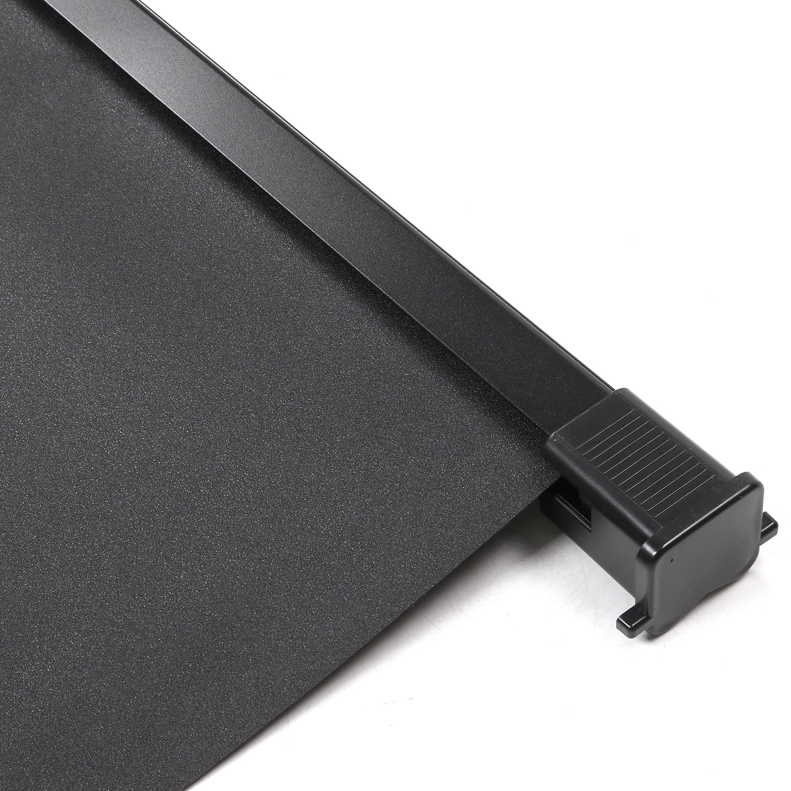 Ikon Motorsports Cargo Cover Compatible With 2019-2024 Volvo V60 All Models, OEM Style PVC & Aluminum Rod Black Security Rear Trunk Cover Security Retractable Shield