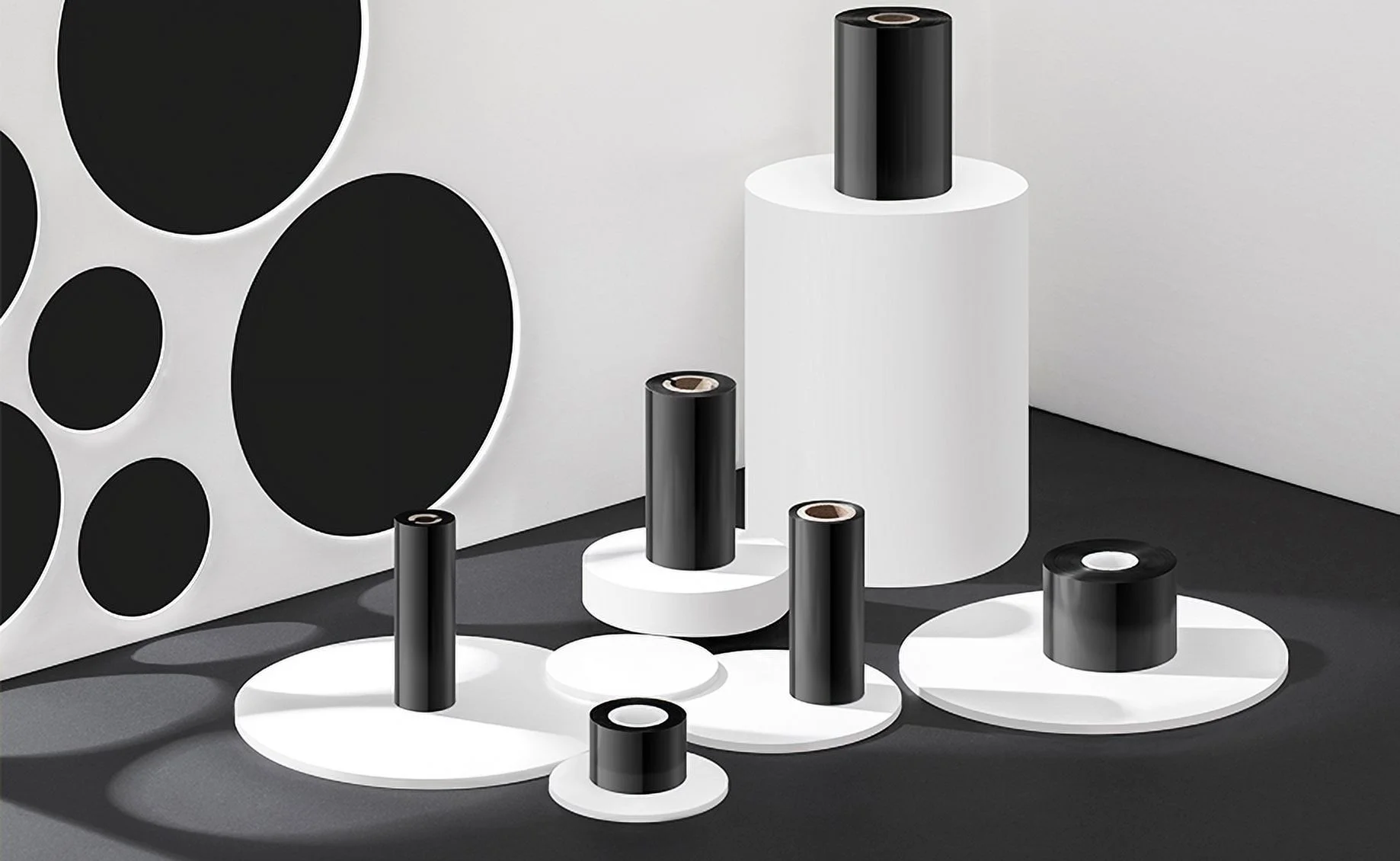 Premium Resin Enhanced Wax Thermal Transfer Ribbons. 24 rolls each 4.09