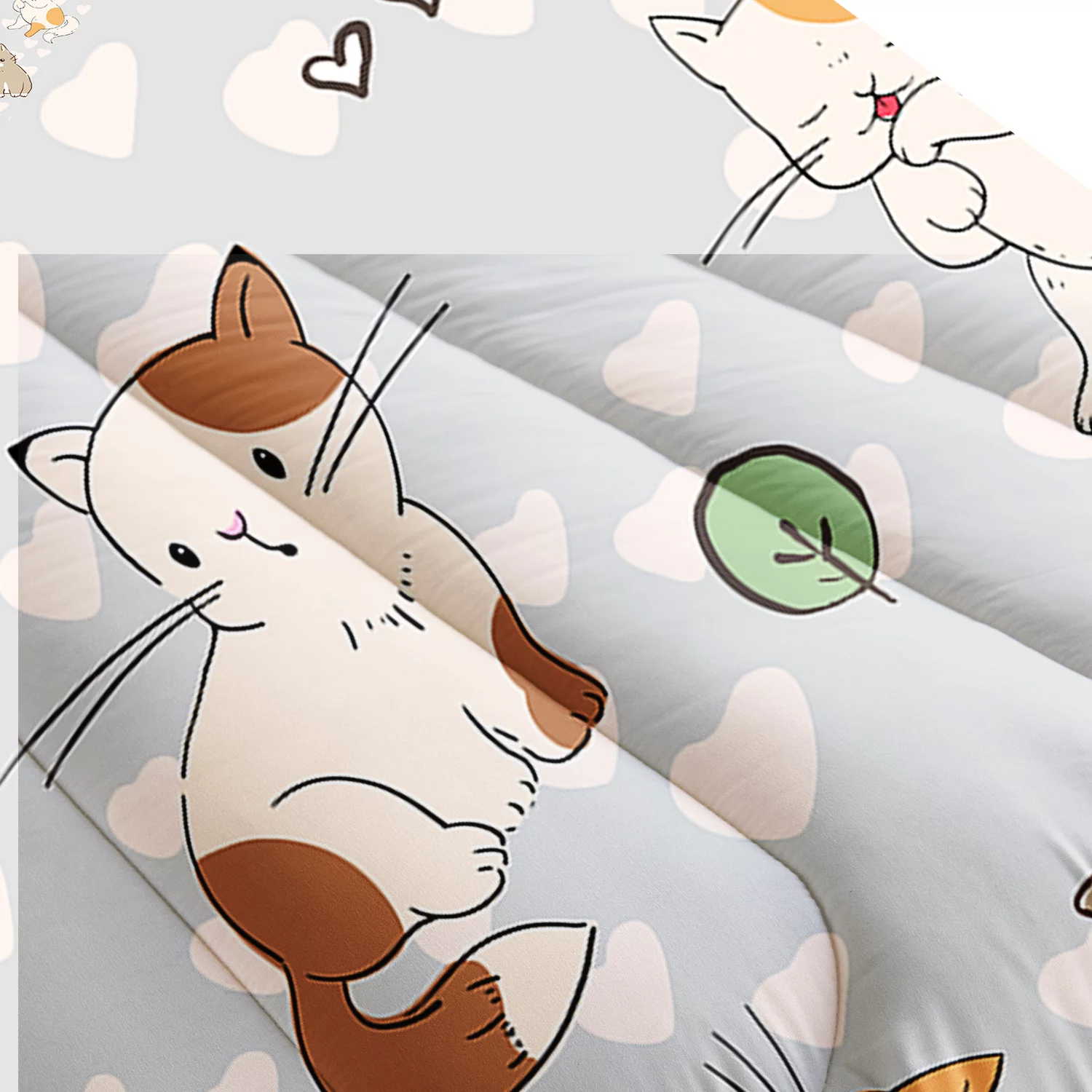 Hosima 3-Piece 3D Digital Printed Comforter Series of Children's and Adult Bedding with Butterfly, Horse and Other Patterns,DLX71-Queen-C