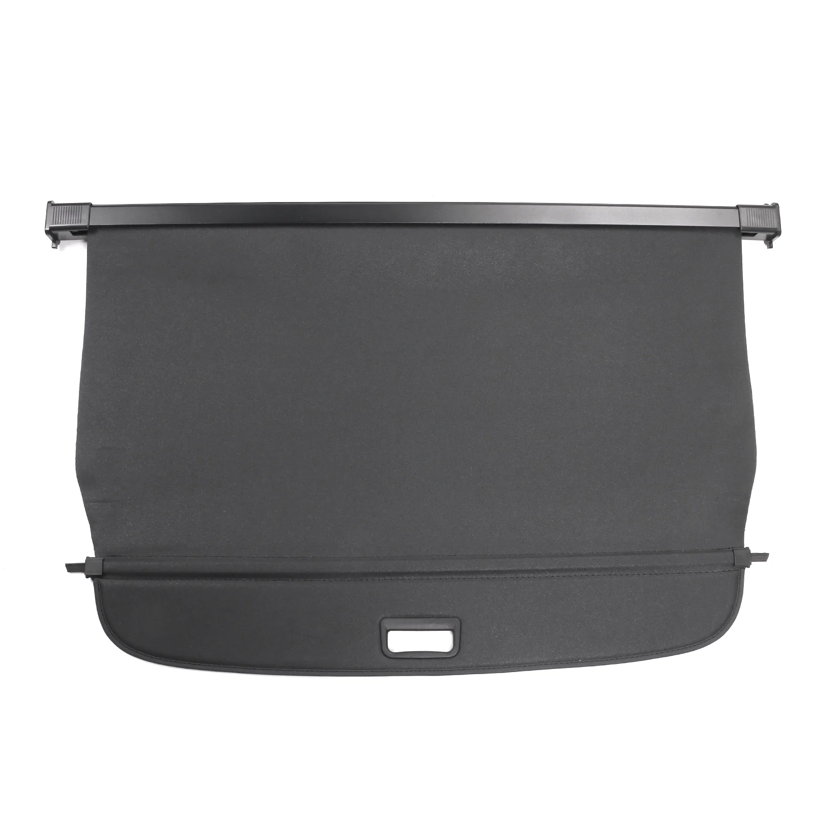 Ikon Motorsports Cargo Cover Compatible With 2019-2024 Volvo V60 All Models, OEM Style PVC & Aluminum Rod Black Security Rear Trunk Cover Security Retractable Shield