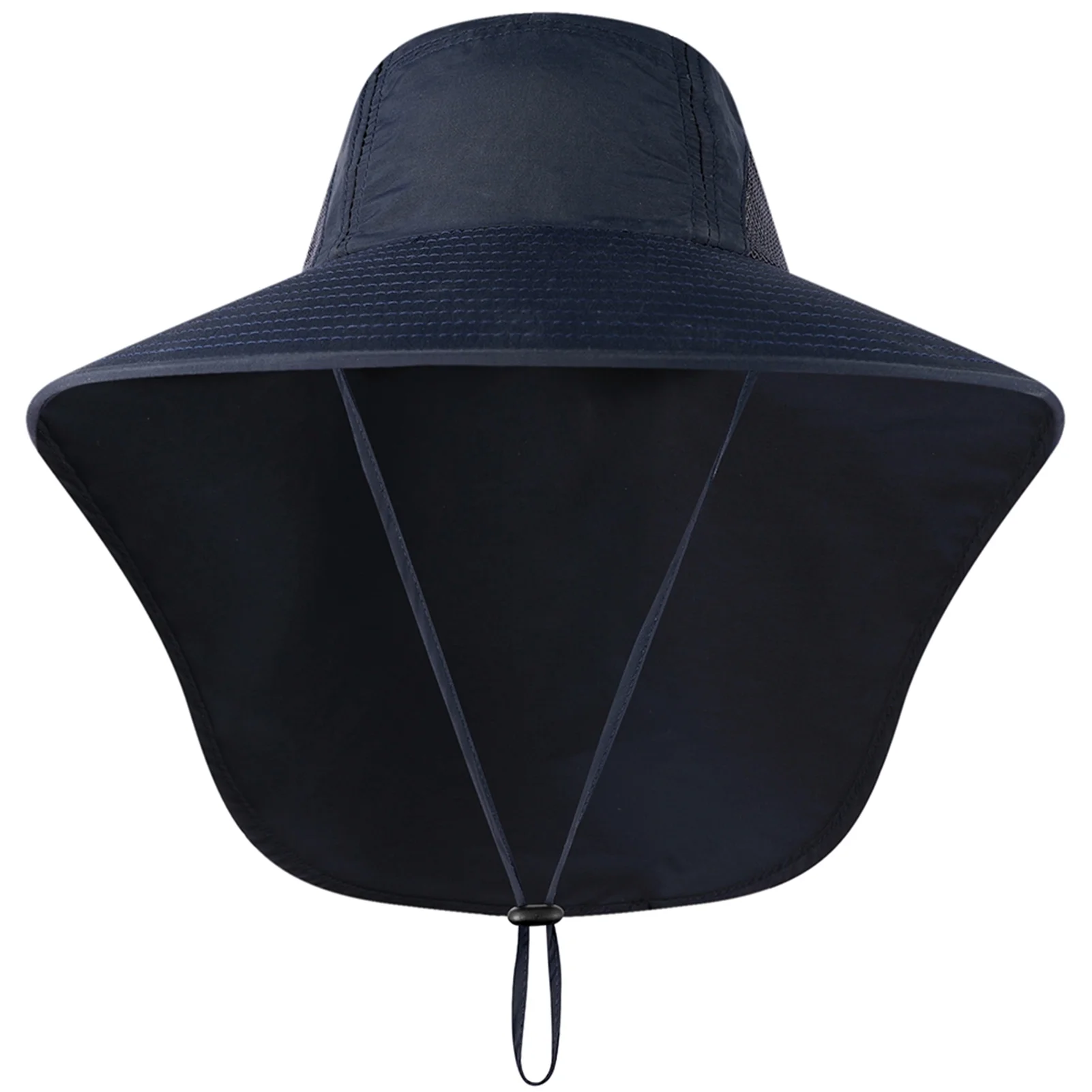 CACAGOO Fishing Wide Brim Sun Hat with Neck Flap for Travel Camping Hiking Boating