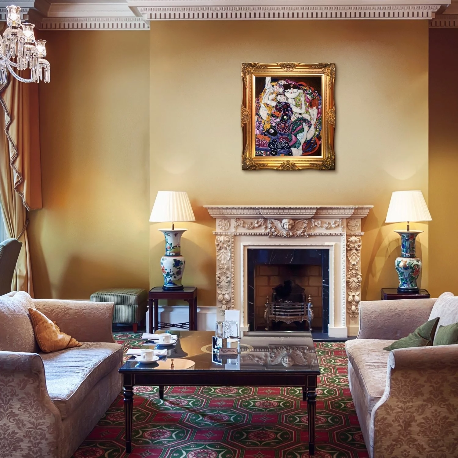 La Pastiche Gustav Klimt 'The Virgin' Hand Painted Oil Reproduction