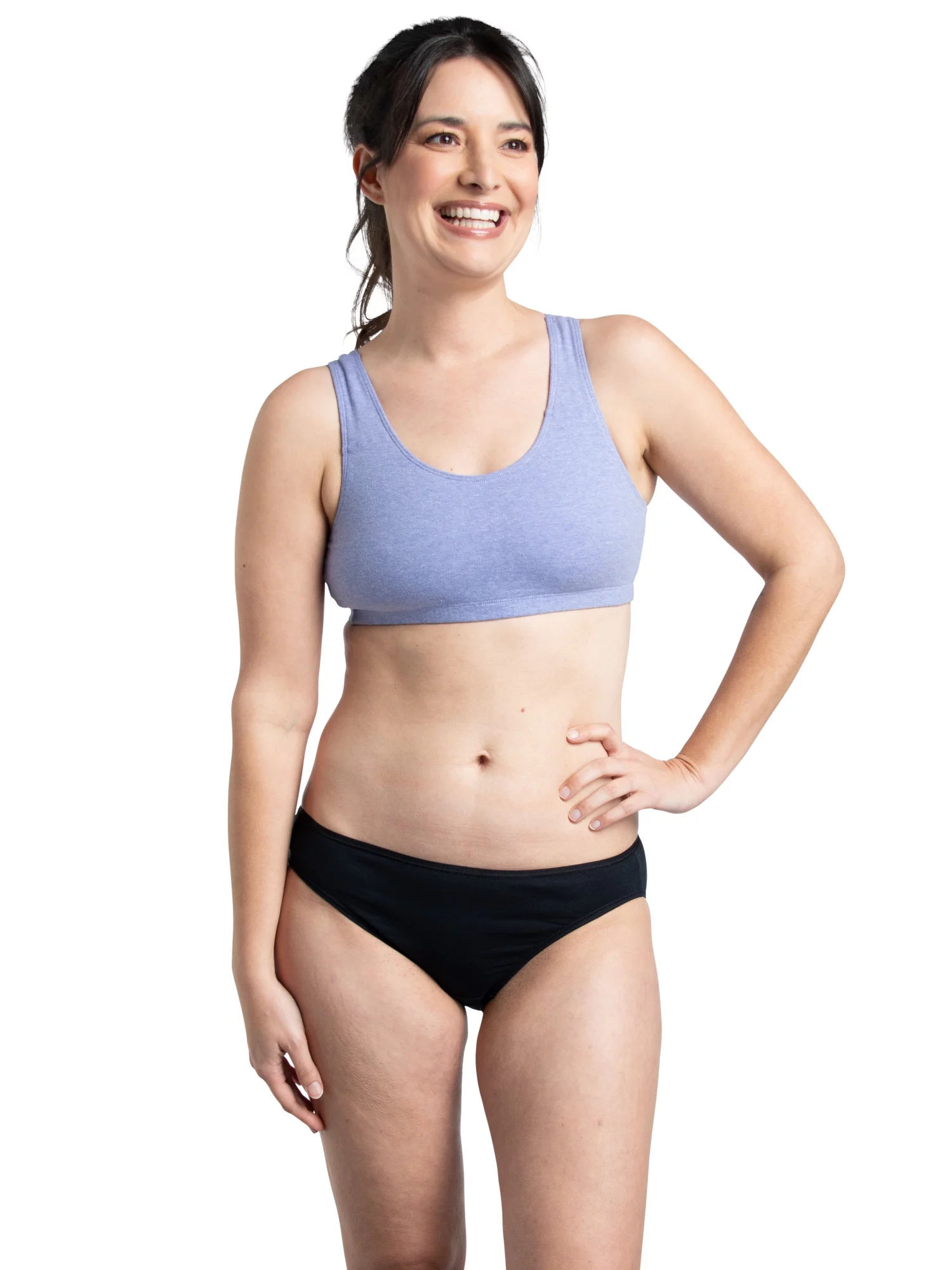 Fruit of the Loom Women's Cotton Stretch Bikini Underwear, 6 Pack, Sizes S-2XL