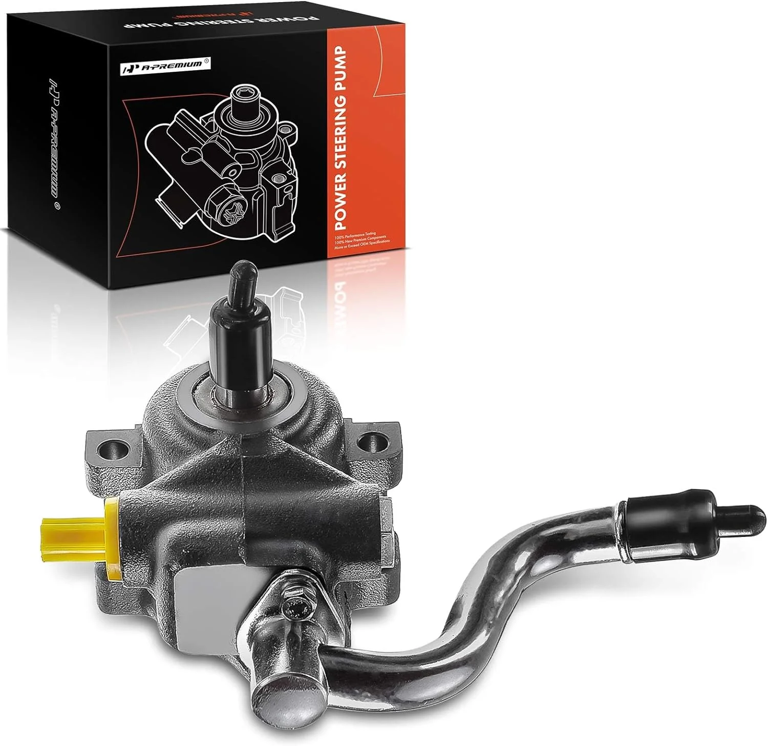 A-Premium Power Steering Pump Without Pulley Replacement for Ford Sable Taurus Mercury Sable 1996-2005