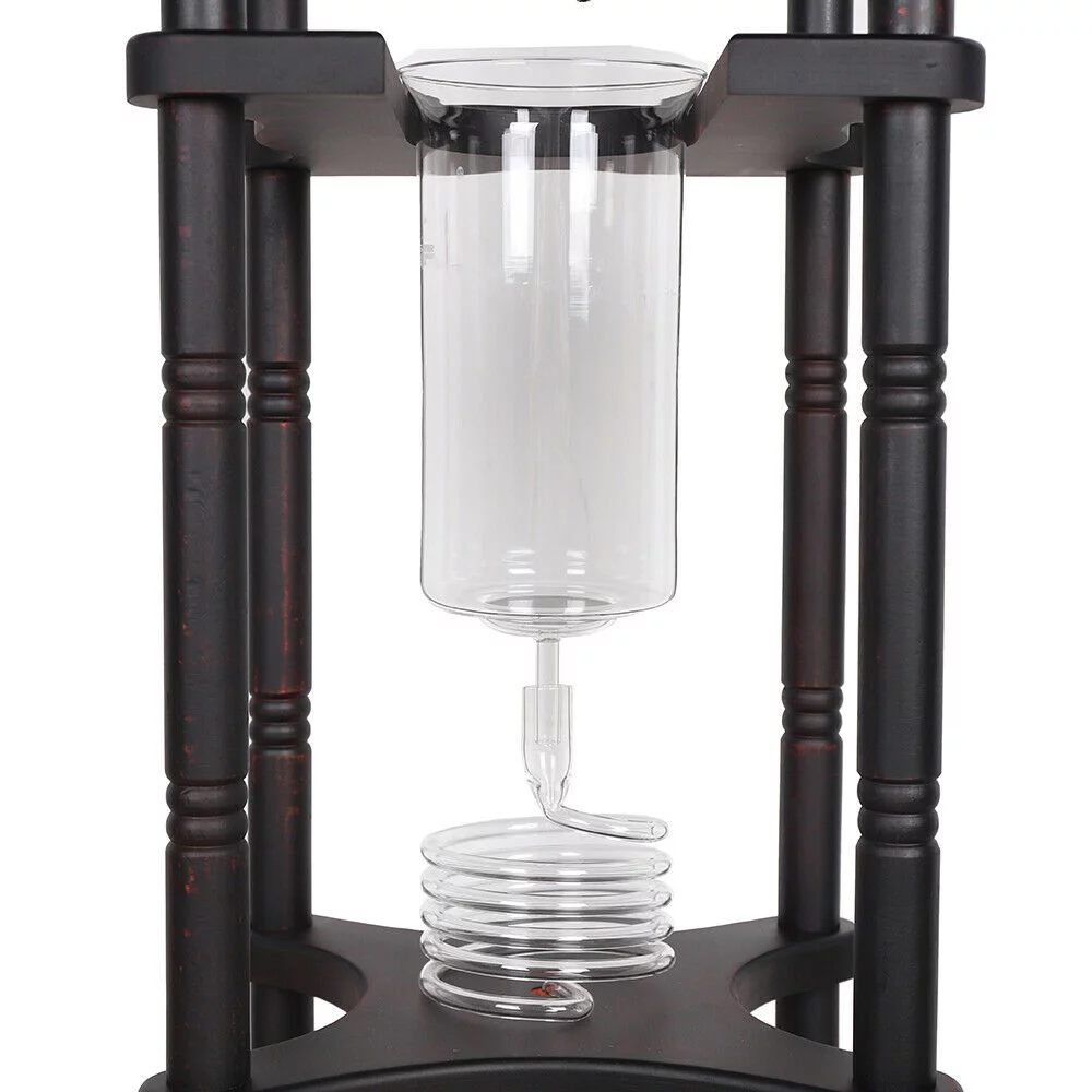Cold Brew Coffee Maker Glass Dutch Coffee Dripper Ice Drip Coffee Tower 2500ml 28*24.5*115 Cm