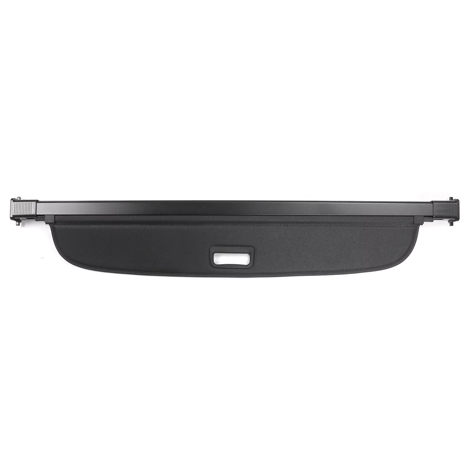 Ikon Motorsports Cargo Cover Compatible With 2019-2024 Volvo V60 All Models, OEM Style PVC & Aluminum Rod Black Security Rear Trunk Cover Security Retractable Shield