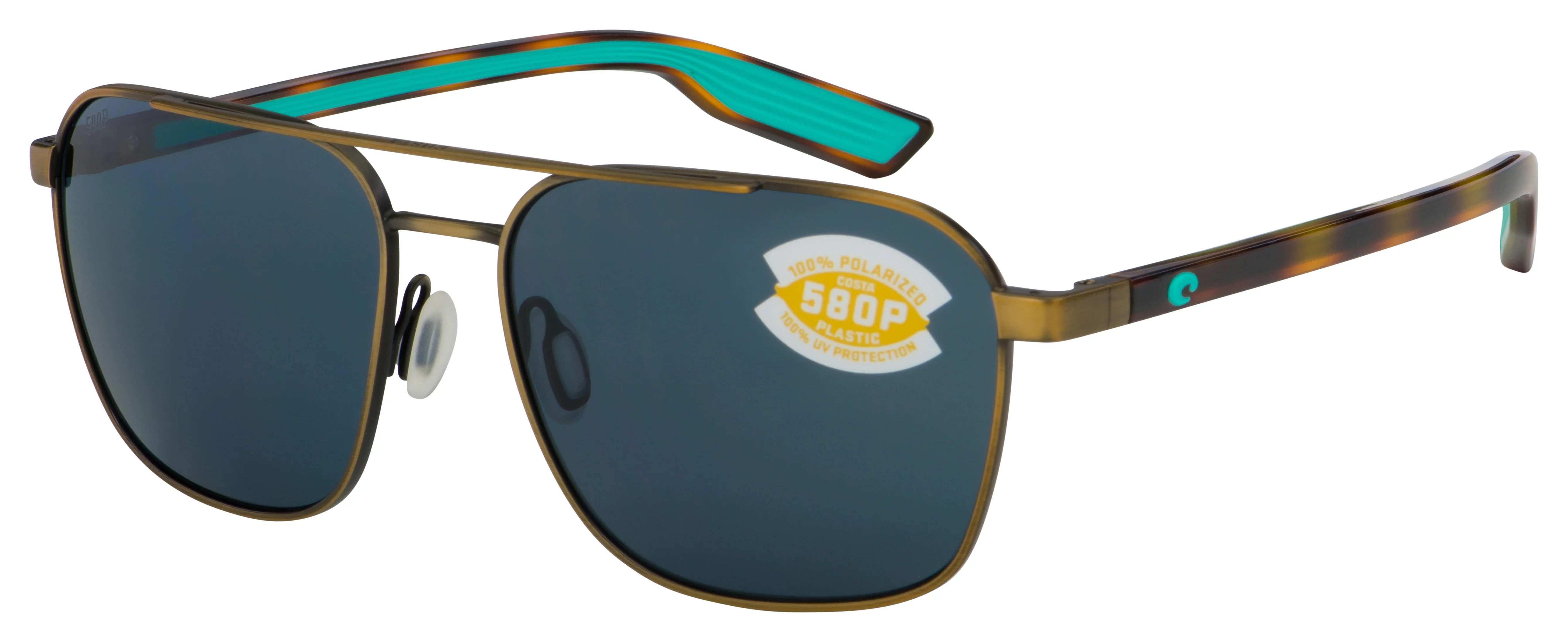 Sunglasses Costa Del Mar 06 S 4003 400313 Wader 291 Antique Gold Gray 58