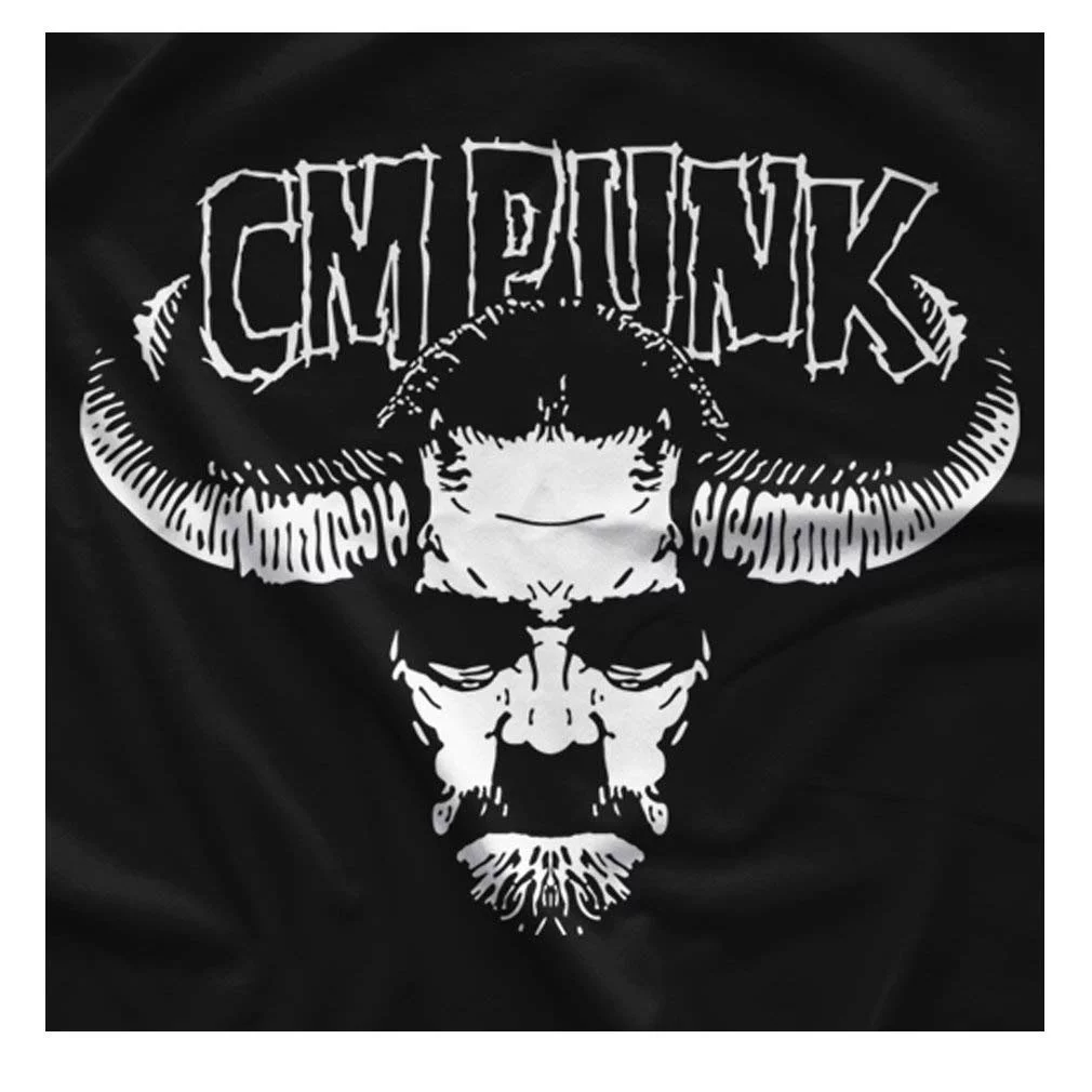 LICENSED Pro Wrestling Tees™ Adult Mens Unisex cm Punk Twist of Cain Cane HQ Soft Tee