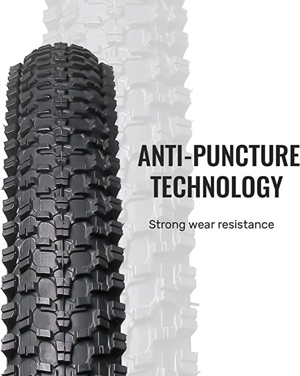 MOHEGIA 2 Pack Bike Tire 24x1.95 Inch Folding Bicycle Tires for Mountain Bikes