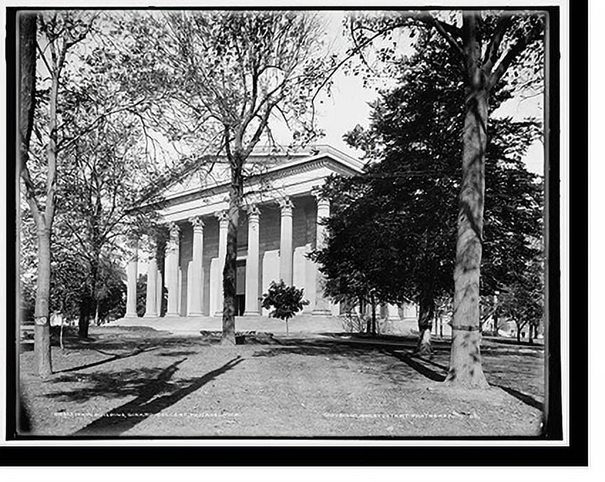 Historic Framed Print, Main building, Girard College, Philadelphia - 3, 17-7/8