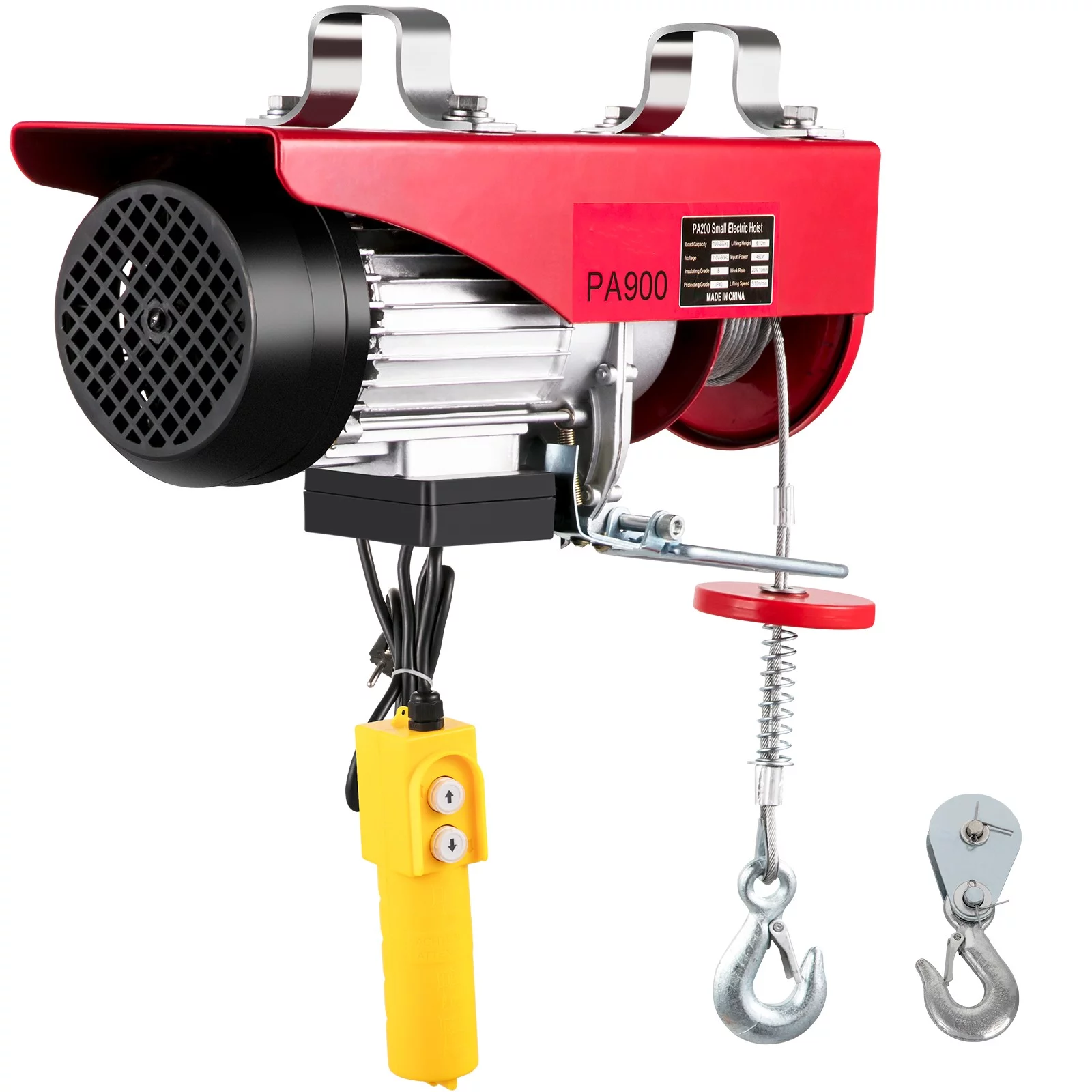 BENTISM Lift Electric Hoist 1100lbs, Electric Hoist 110v, Remote Control Electric Winch Overhead Crane Lift Electric Wire Hoist for Factories, Warehouses, Construction, Building, Goods Lifting