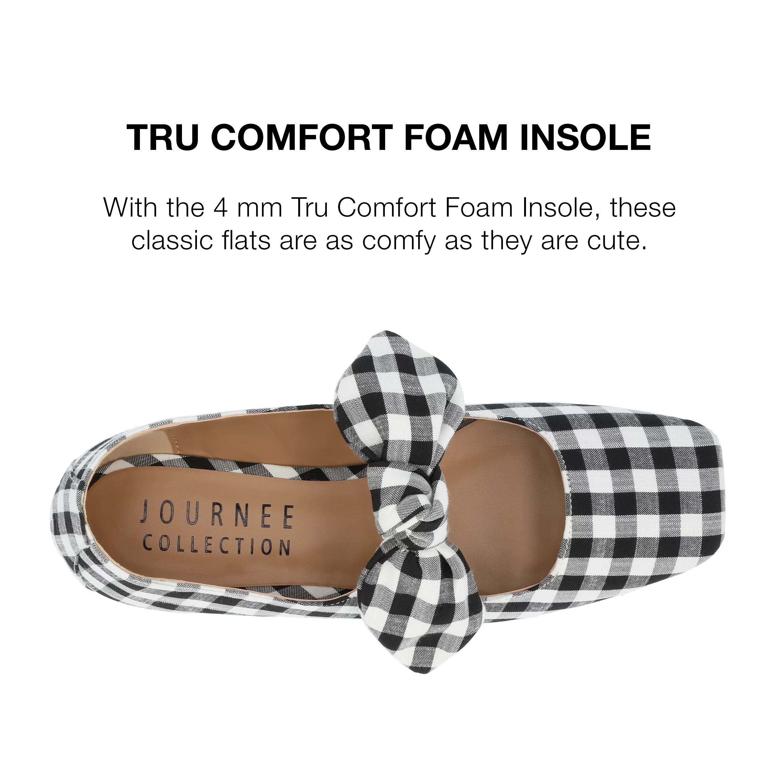 Journee Collection Womens Seralinn Tru Comfort Foam Mary Jane Slip On Square Toe Flats