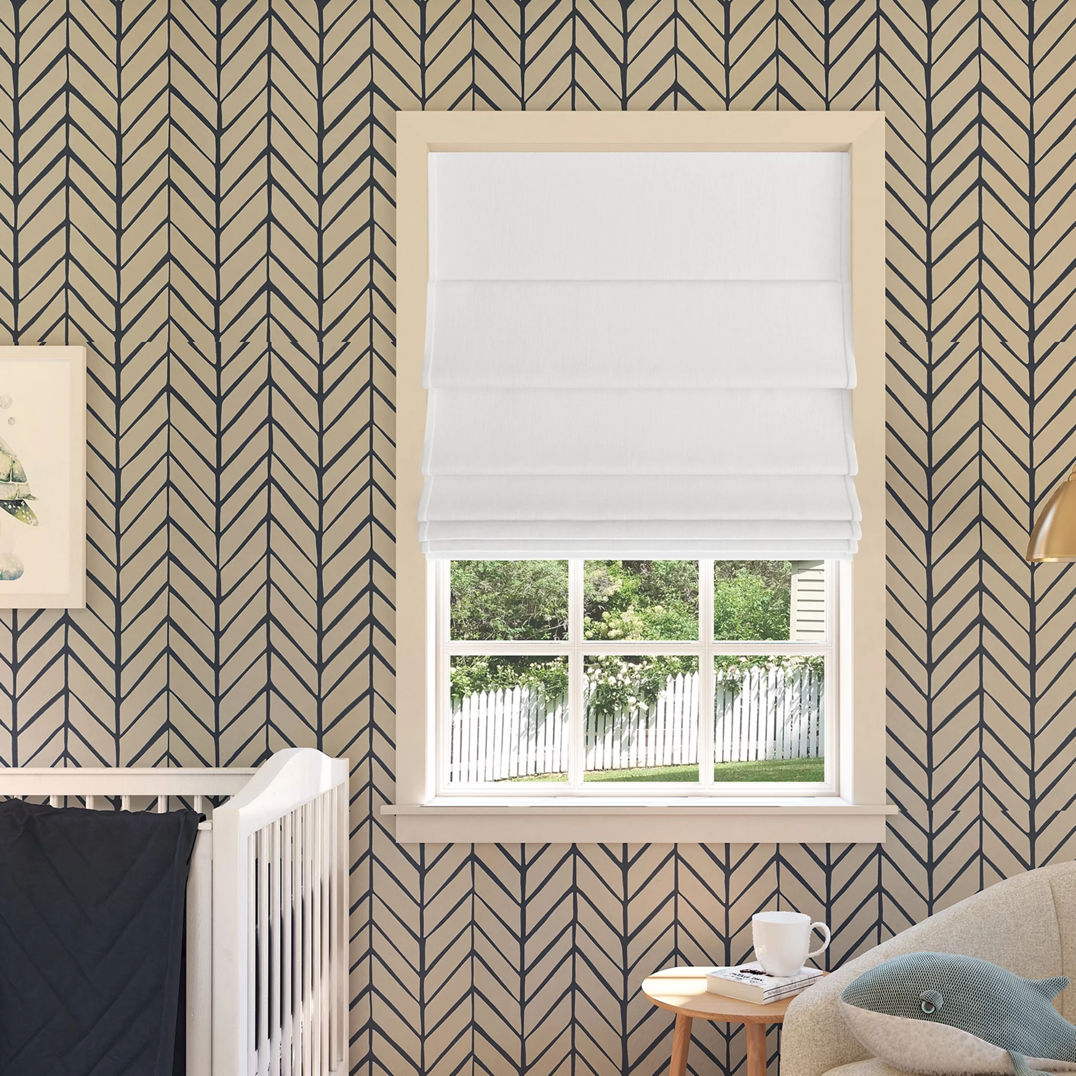 Sun Zero Pryer Textured 100% Blackout Cordless Roman Shade, 39