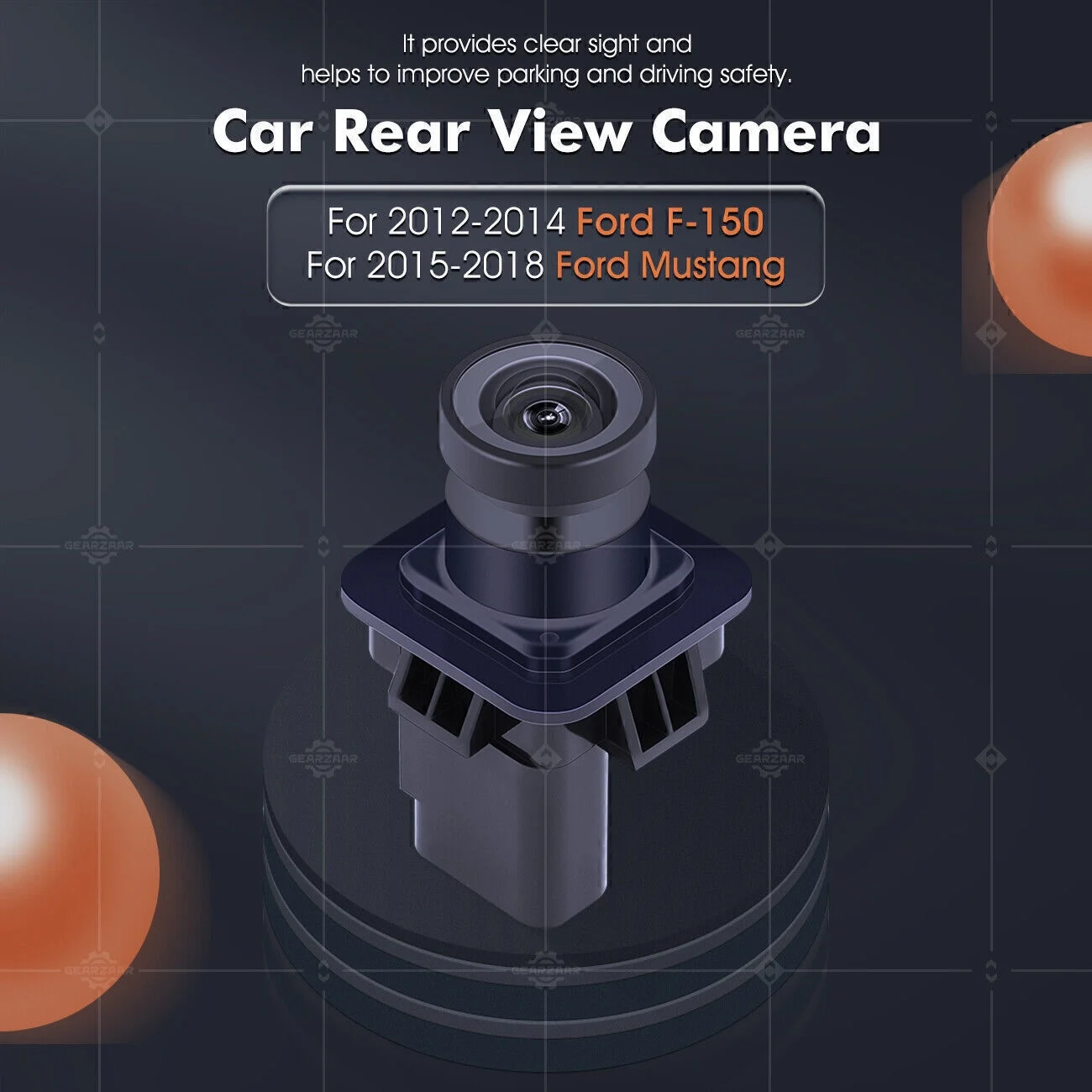 Back Up Camera Fits for 2012 2013 2014 Ford F-150 EL3Z19G490D BL3Z-19G490-B US U