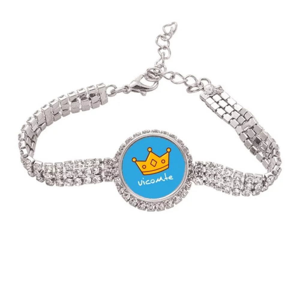 en viscount chapeau simplicity Tennis Chain Anklet Bracelet Diamond Jewelry