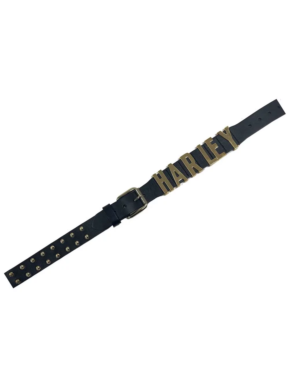 Harley-Davidson Women's Gold Digger Willie G Genuine Leather Belt - Black (XL), Harley Davidson