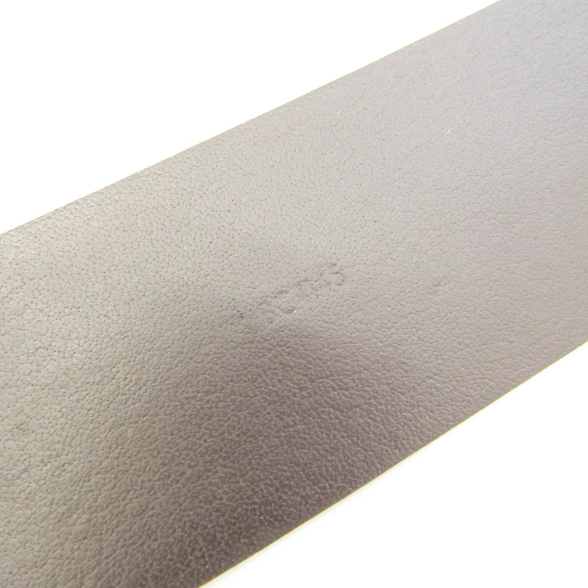 Pre-Owned Louis Vuitton Taiga M9115 Women's Leather Standard Belt Navy,Off-white 100 (Good)