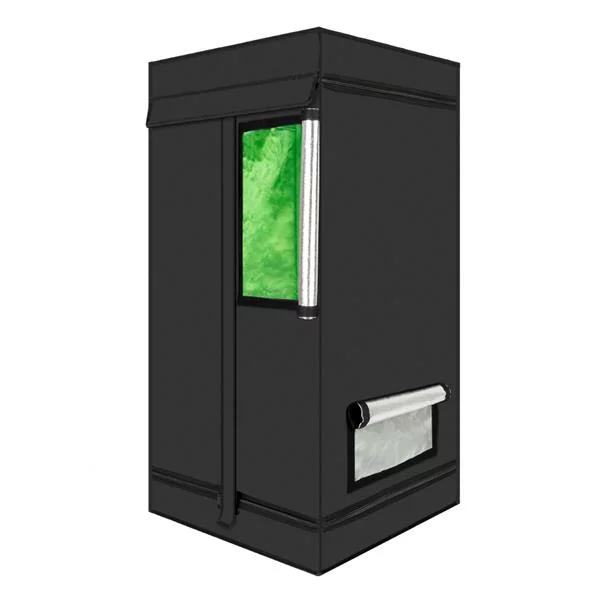 LY-60*60*120cm Home Use Dismountable Hydroponic Plant Growing Tent with Window Green & Black