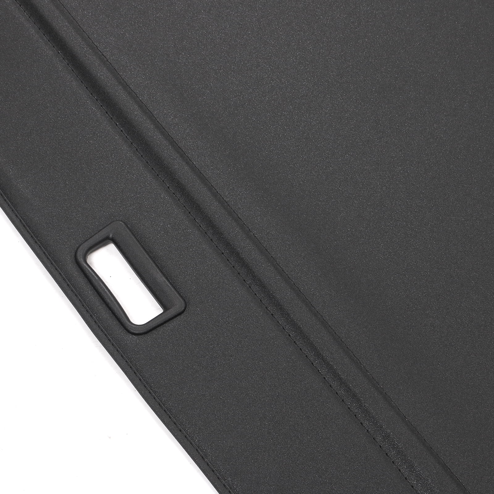 Ikon Motorsports Cargo Cover Compatible With 2019-2024 Volvo V60 All Models, OEM Style PVC & Aluminum Rod Black Security Rear Trunk Cover Security Retractable Shield