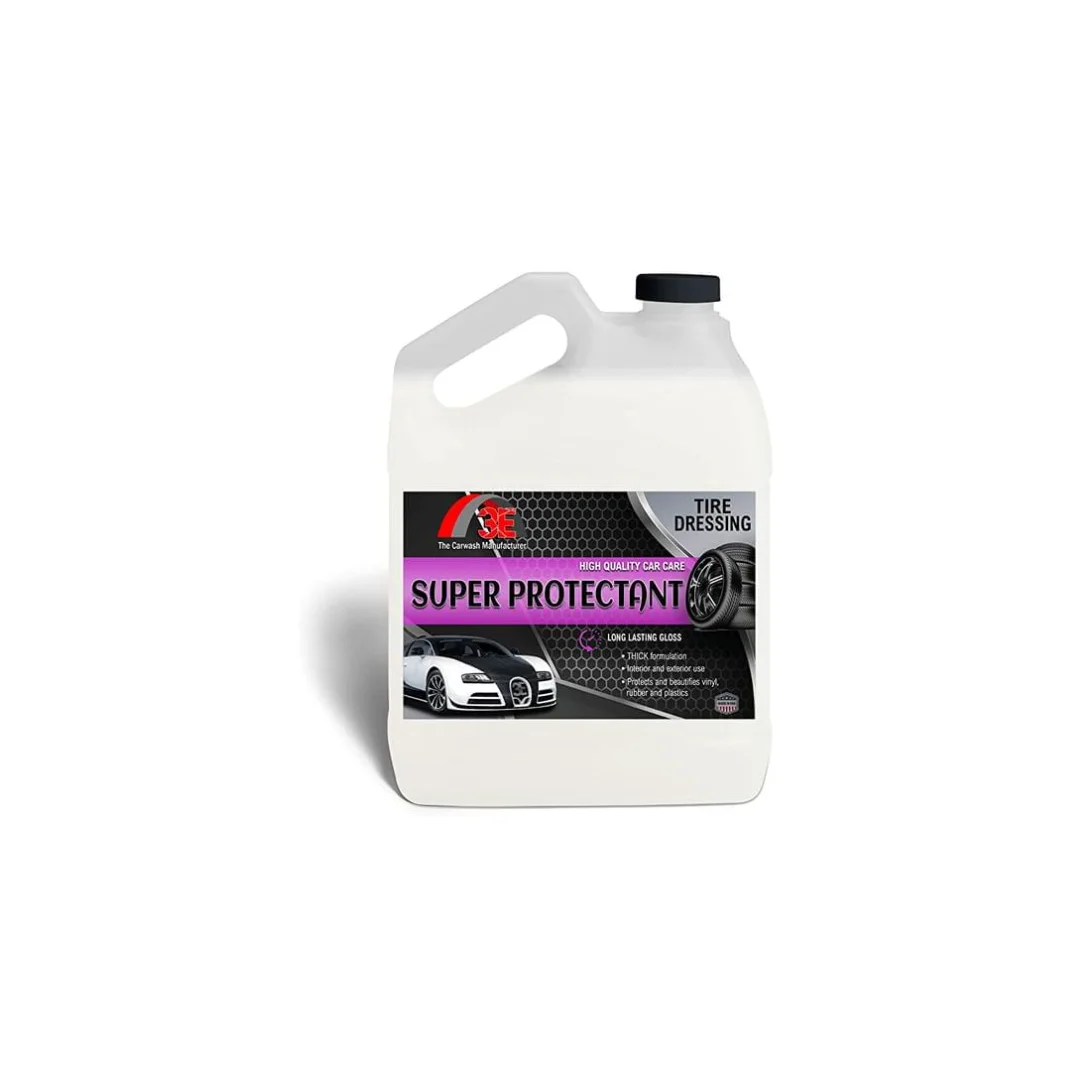 Tire Shine High Gloss Interior Detail Exterior Tire Dressing Vinyl, Rubber and Plastic No Grease, No Mess Long Lasting Super Shine Dressing for Tires, Trim 1 Gallon