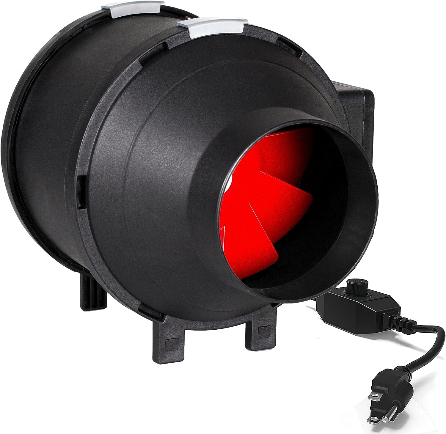 Pro Series Inline Hush Duct Fan With Variable Speed Controller For Grow Tent Intake And Exhaust Ventilation System (4 Inch 190 CFM Fan)