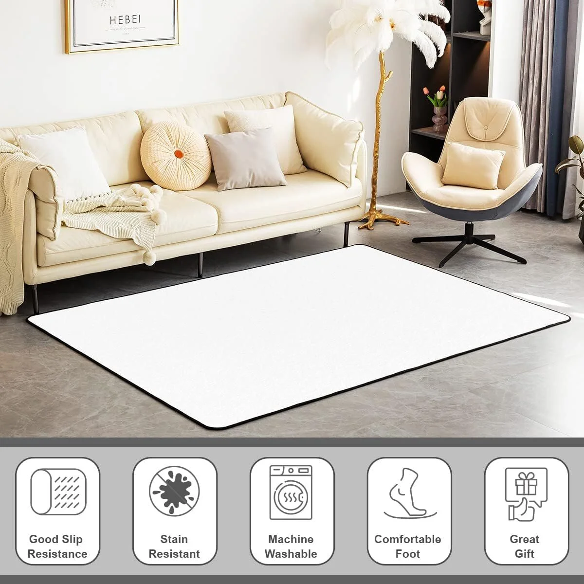 PKQWTM marble texture Silk Runner Rug 1.3 x 7ft Long Area Rug Carpet for Hallway Kitchen Bedroom Living Room Laundry Patio Entryway Front Porch Mat