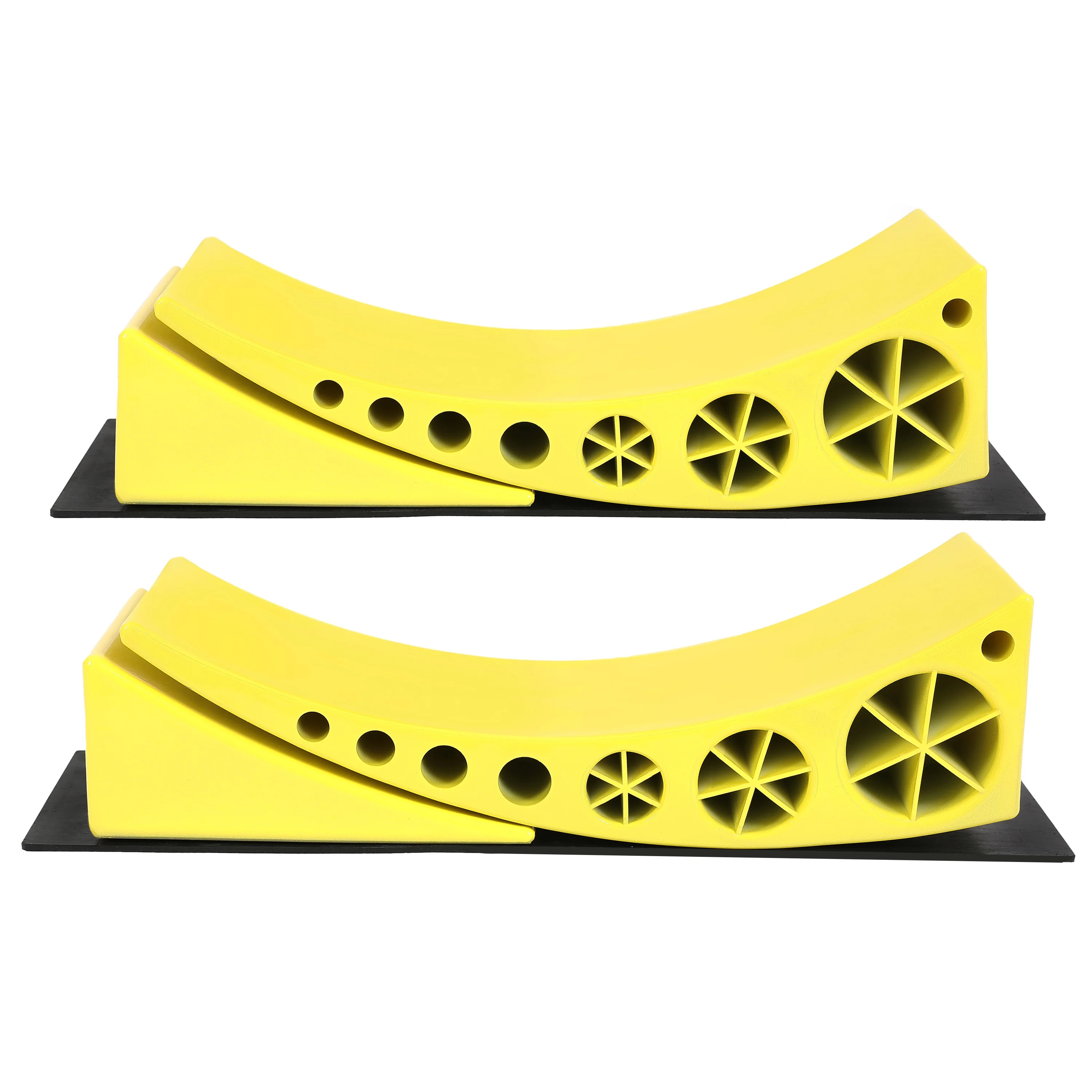 Kojem 2pcs Camper Leveling Blocks 35000lbs Leveler Kits for Camper RV Ramp