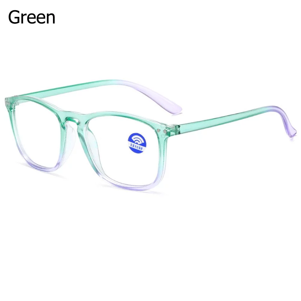 Men Big Frame Women Vision Care Eyeglasses Anti-UV Blue Rays Glasses Computer Goggles Eyewear GREEN