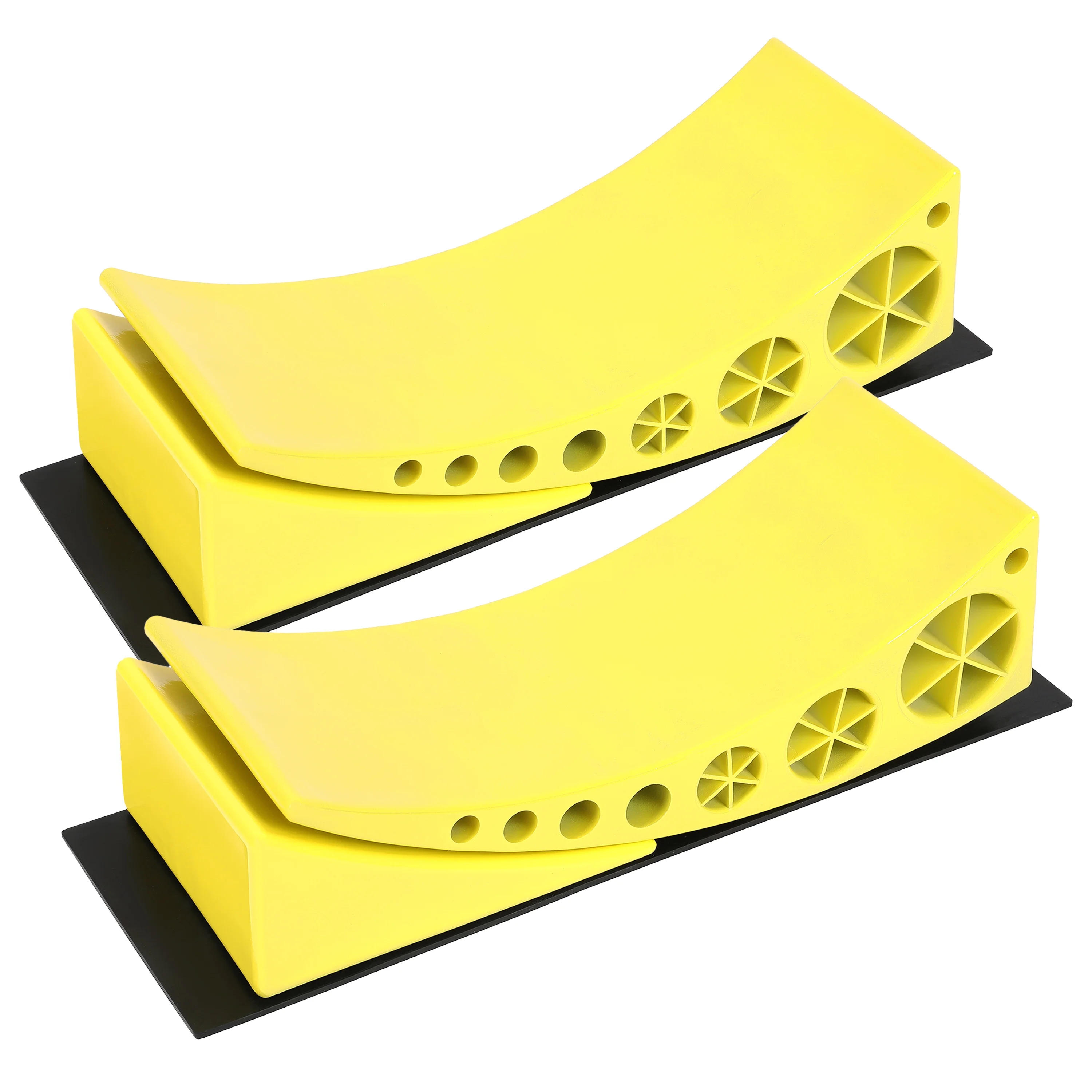 Kojem 2pcs Camper Leveling Blocks 35000lbs Leveler Kits for Camper RV Ramp