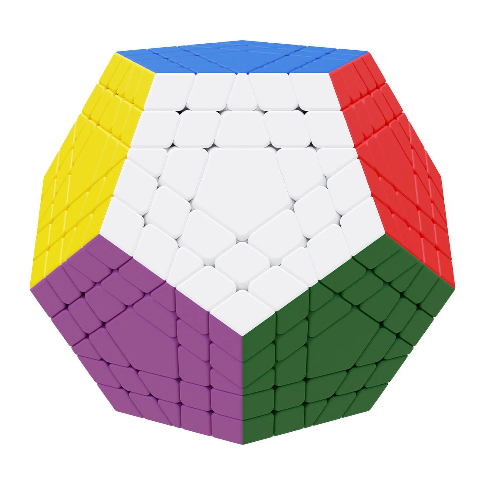 SengSou Gigaminx Megaminx 5x5 Magic Cube Shengshou Stickerless 12 Sided Cube Speed Cube Puzzle Toys