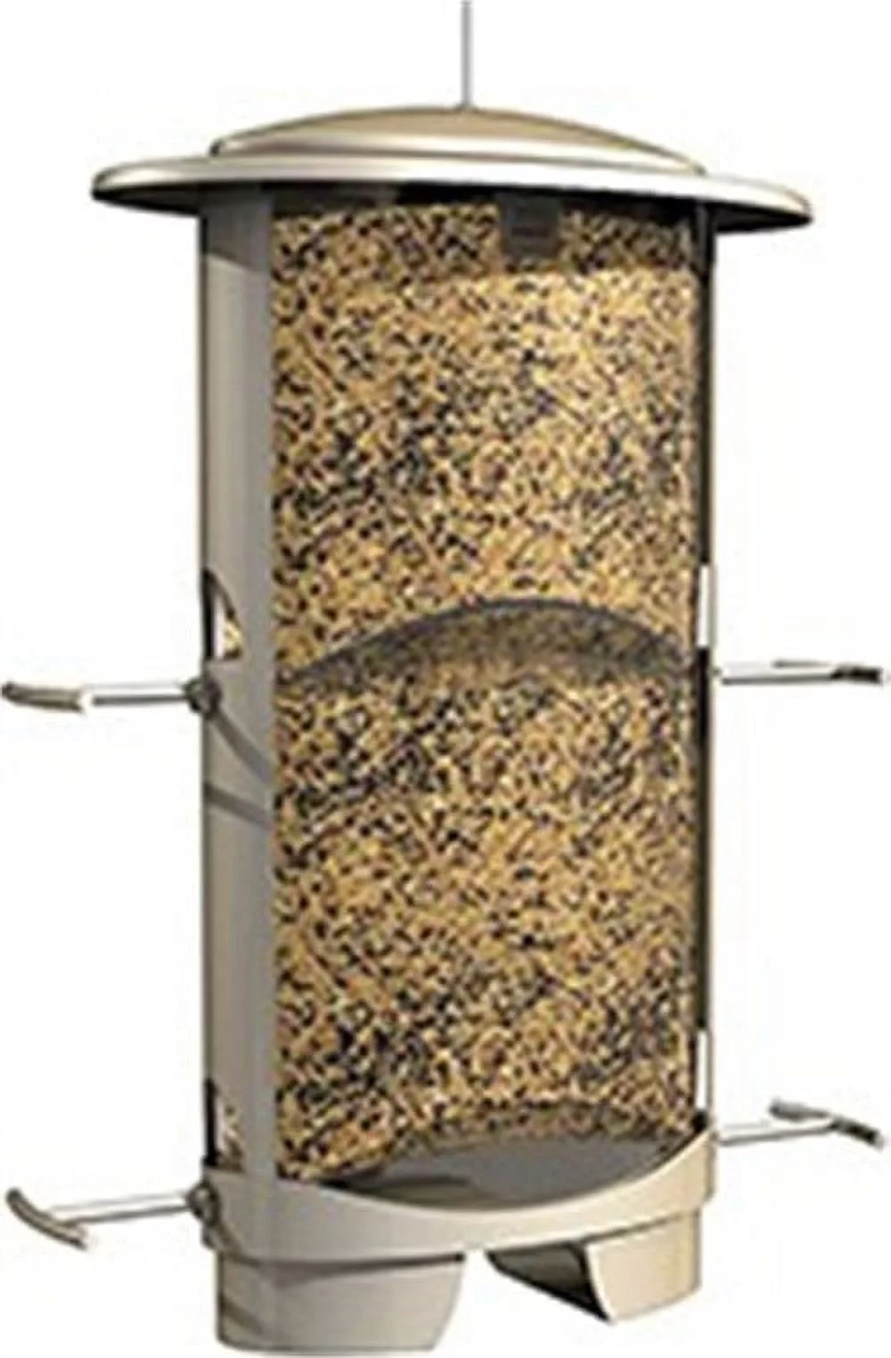 Squirrel-X 11 Gray-Colored X-1 Squirrel-Proof 4.2 Pounds Capacity Bird Feeder