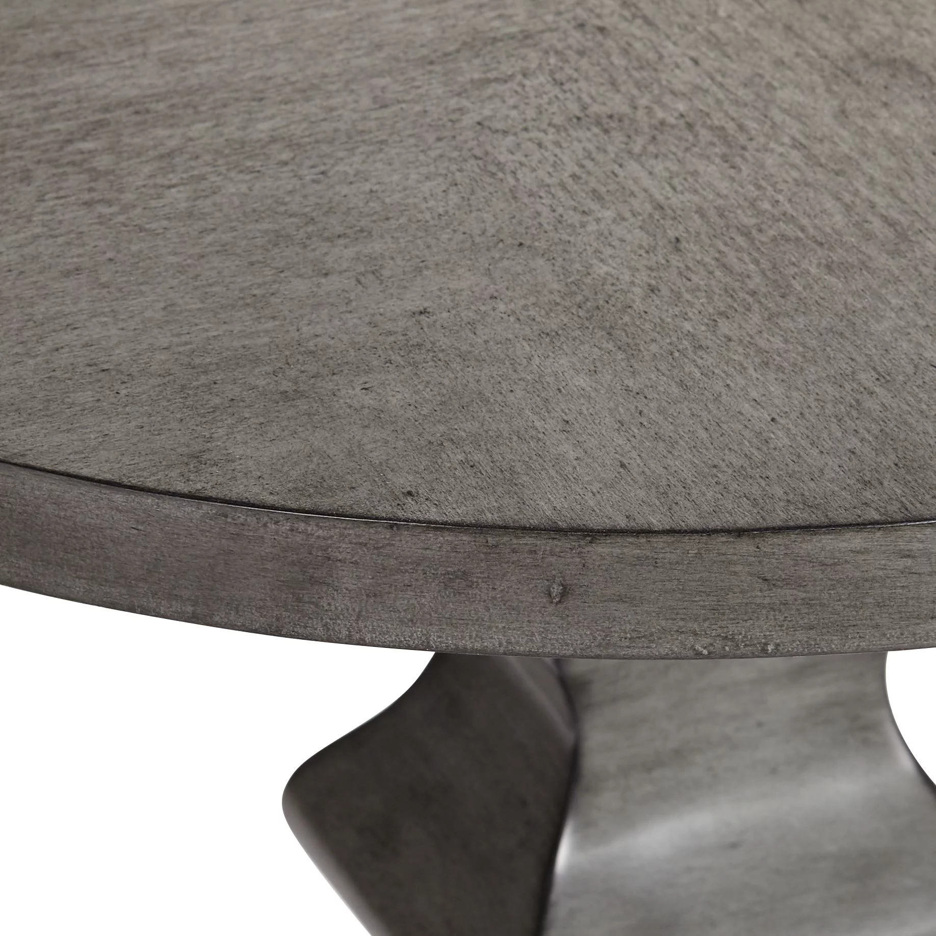 55 Downing Street Traditional Gray Slate Round Accent Table 25 3/4