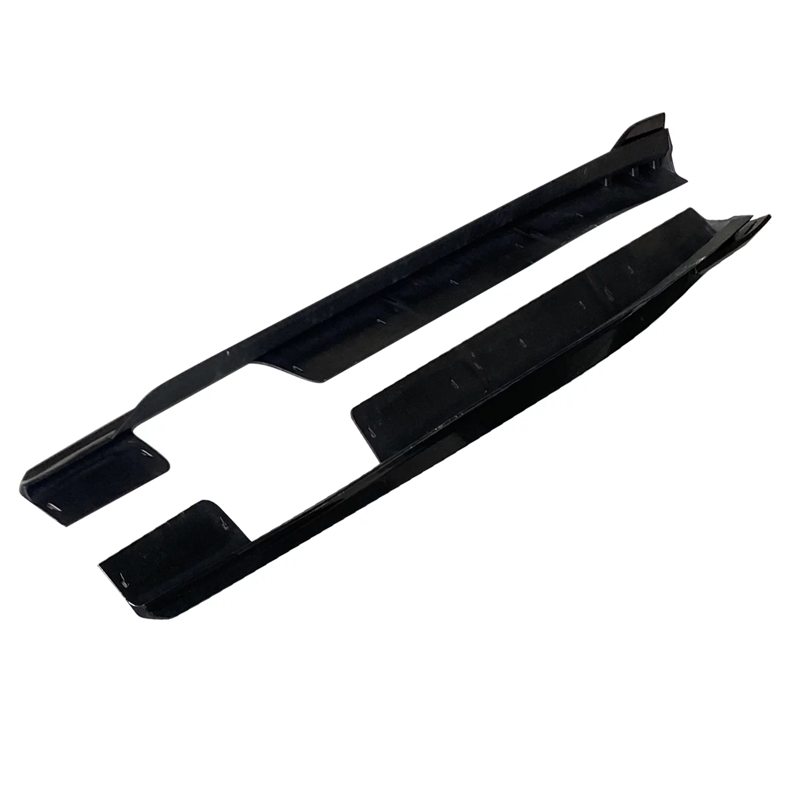 Ikon Motorsports Side Skirts Compatible With 2020-2023 BMW G06 X6 M Sport IKON Style Gloss Black Rocker Panel Extensions PP 2PCS