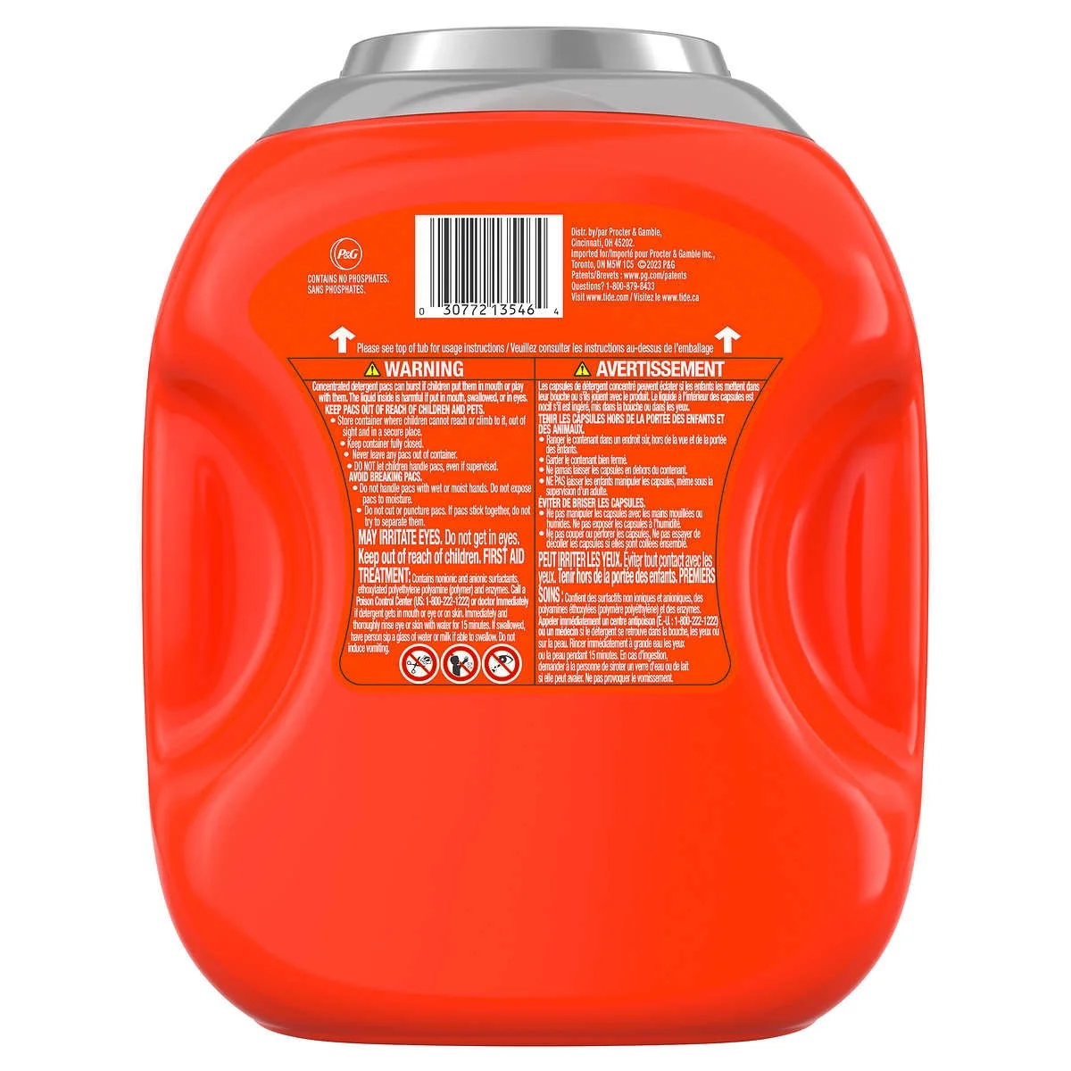 Tide Pods with Ultra Oxi Laundry Detergent Pods, 104 Count