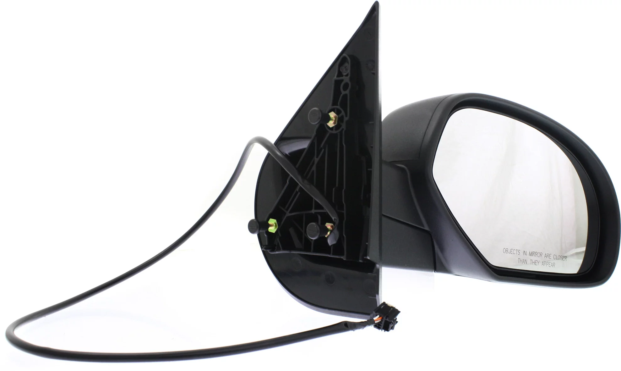 Mirror Compatible With 2007-2014 Chevrolet Tahoe 2007-2013 GMC Sierra 1500 Right Passenger Side Heated Textured Black Kool-Vue