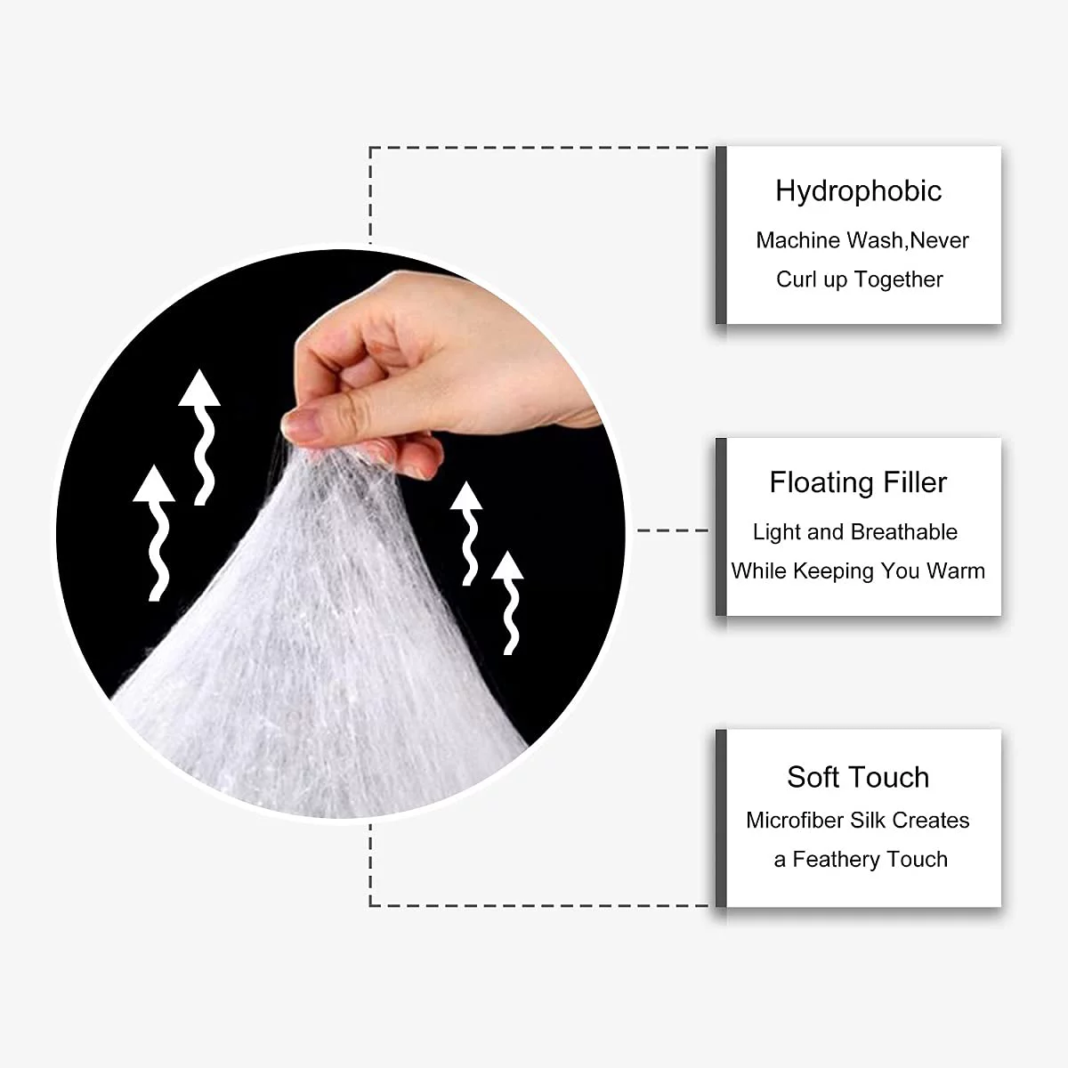 Hosima 3-Piece 3D Digital Printed Comforter Series of Children's and Adult Bedding with Butterfly, Horse and Other Patterns,DLX71-Queen-C